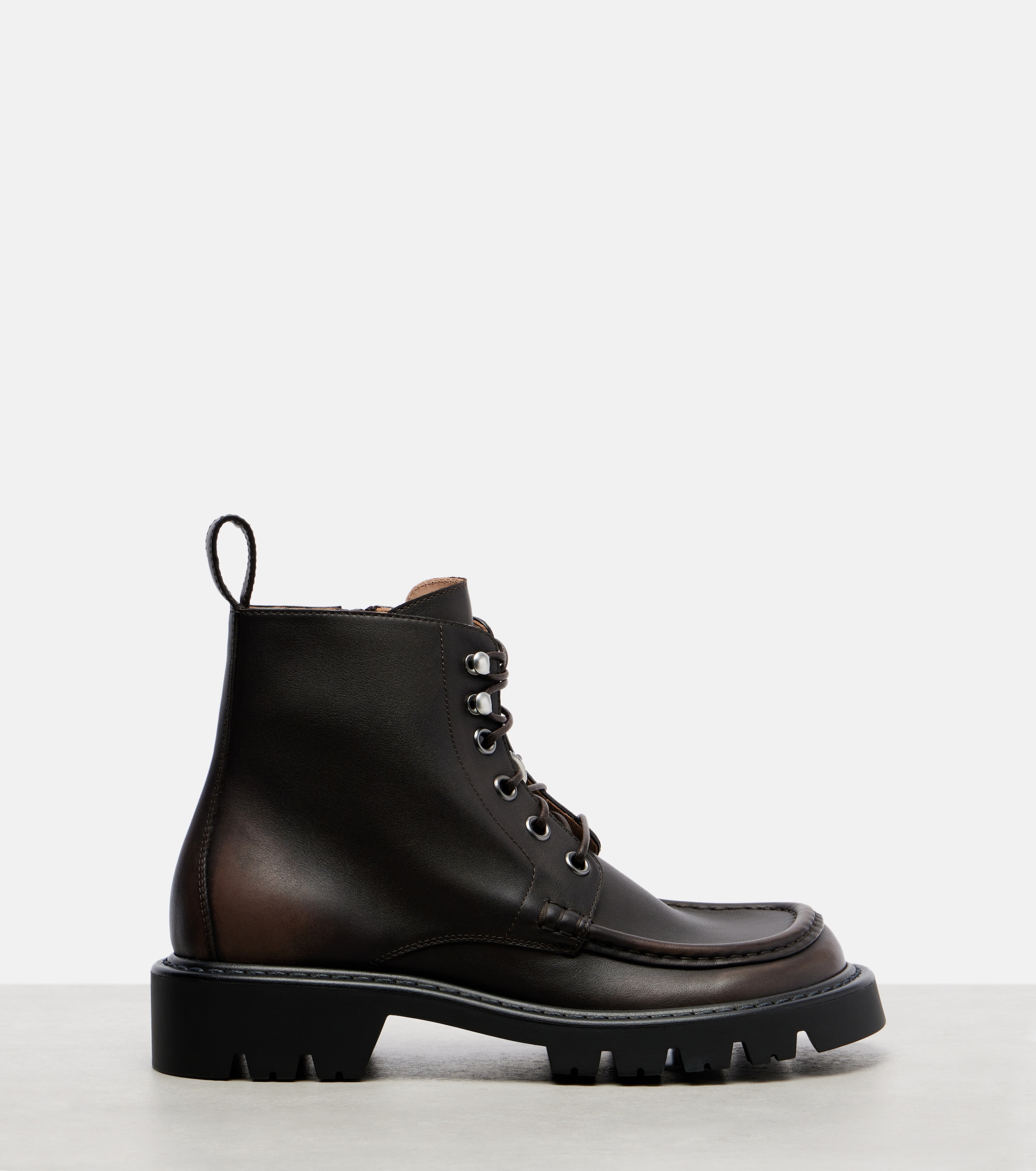 Loewe - Sierra leather combat boots | Plush