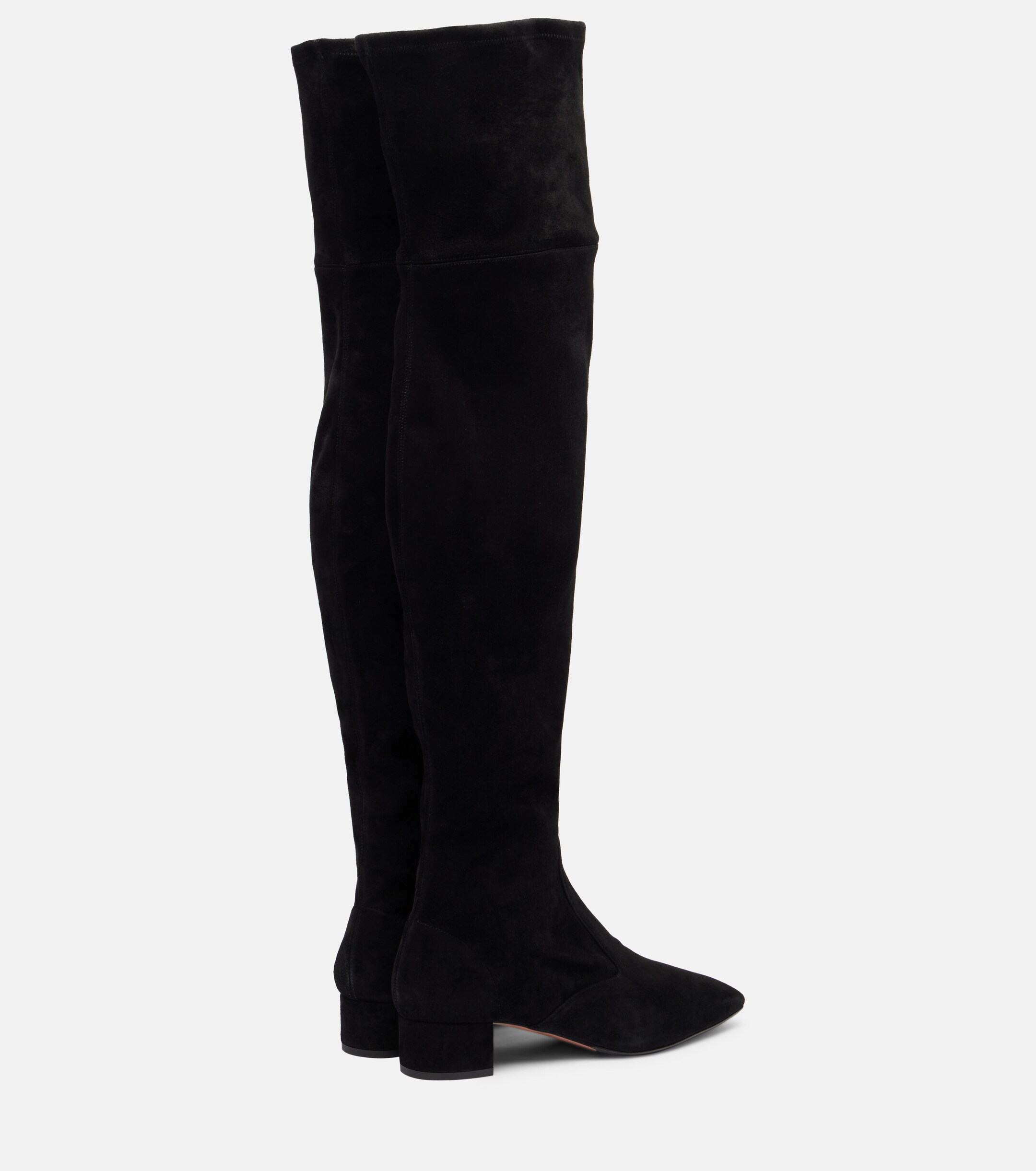 AQUAZZURA Remi 35 suede over-the-knee boots