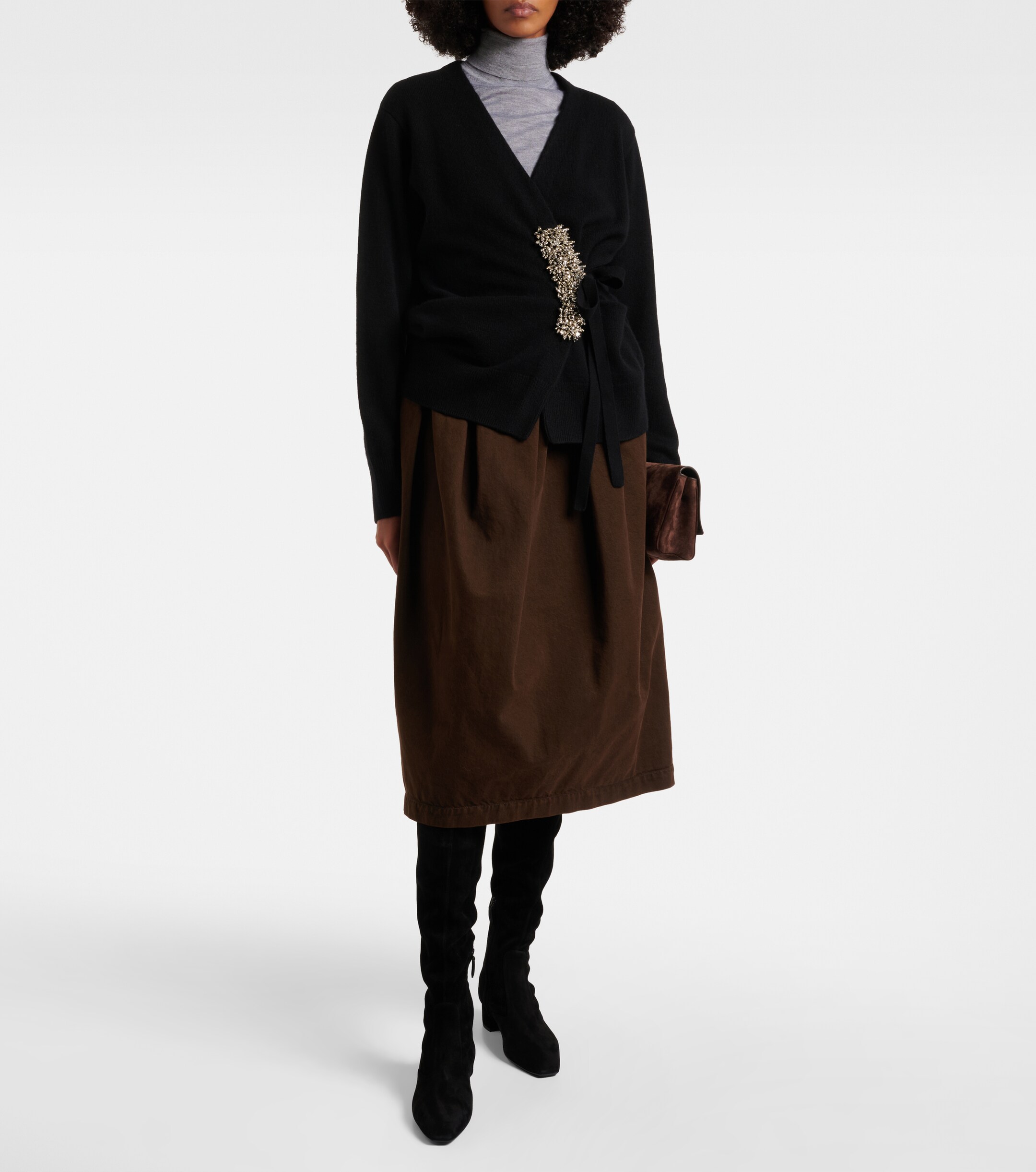 AQUAZZURA Remi 35 suede over-the-knee boots