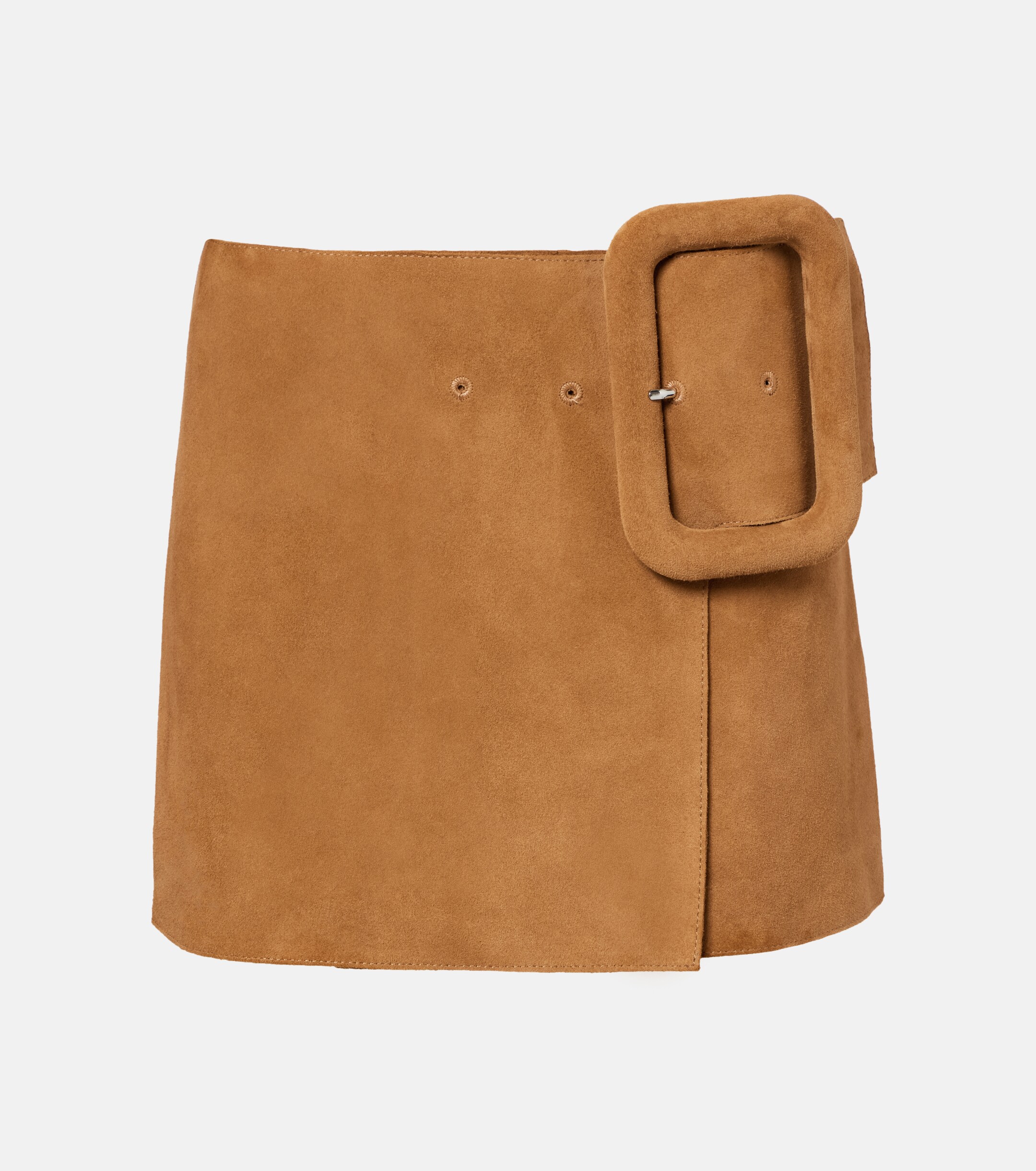 Ami Paris Suede miniskirt