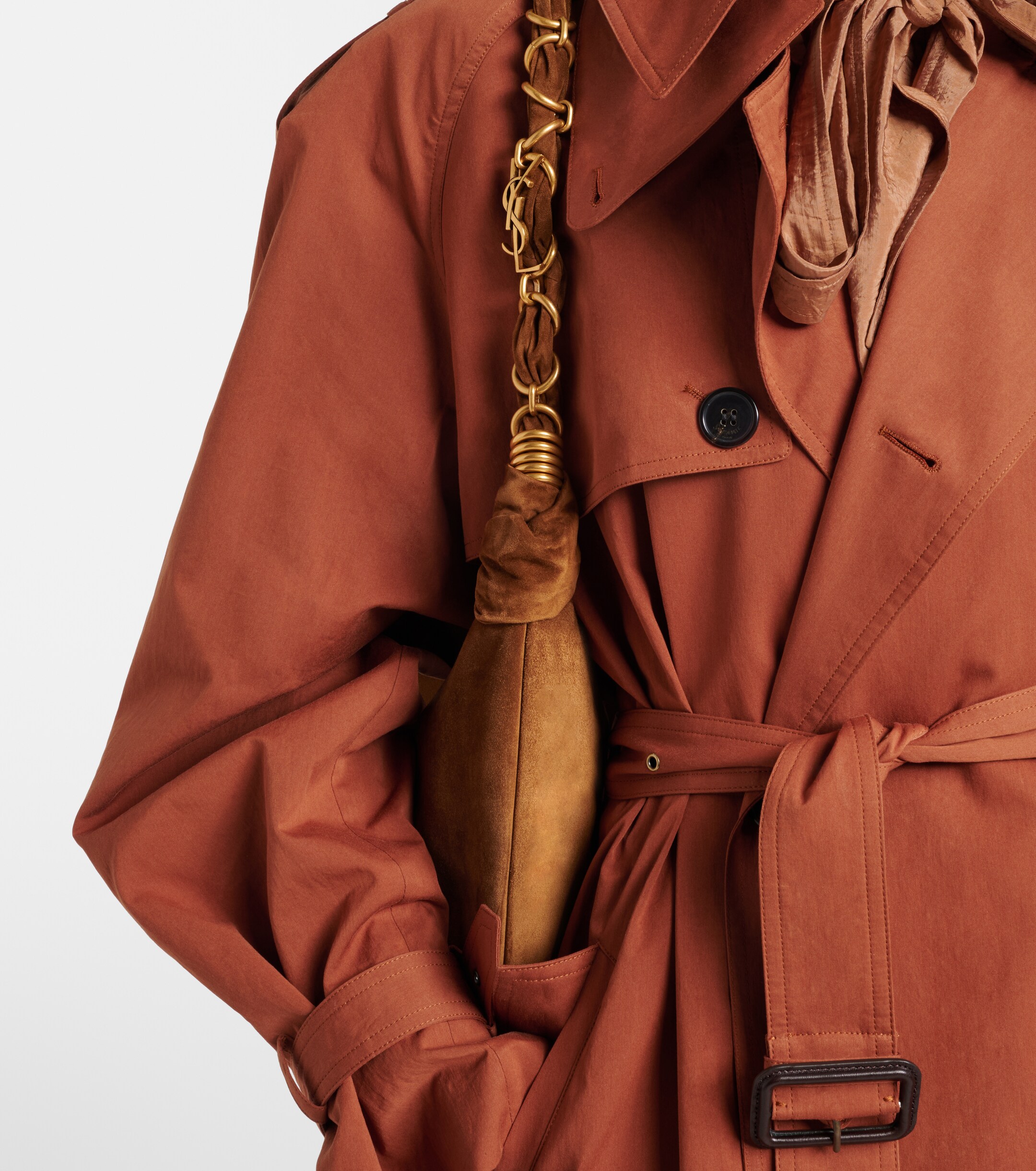Saint Laurent Amalia suede shoulder bag