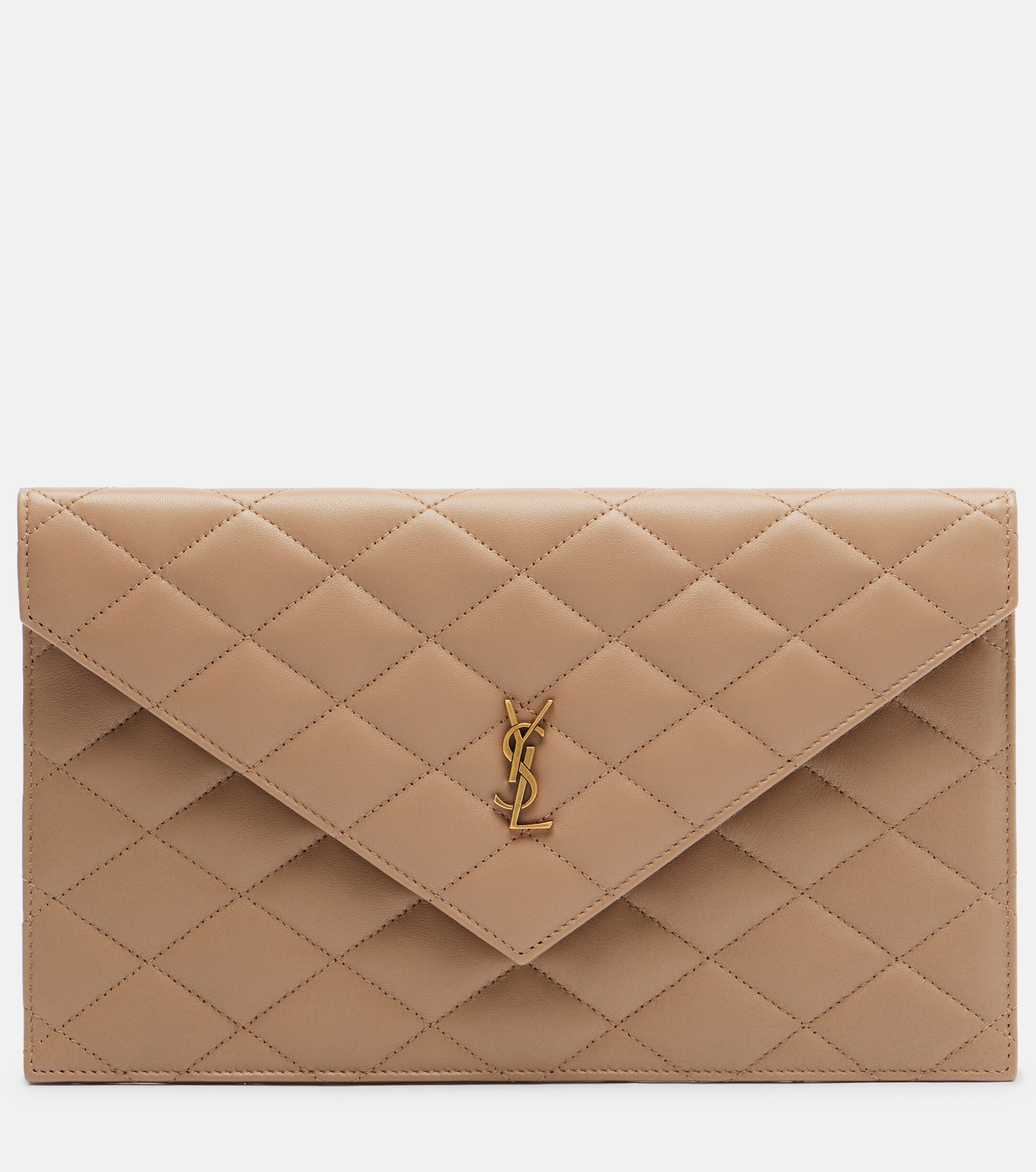 Saint Laurent Paris Cassandre leather pouch