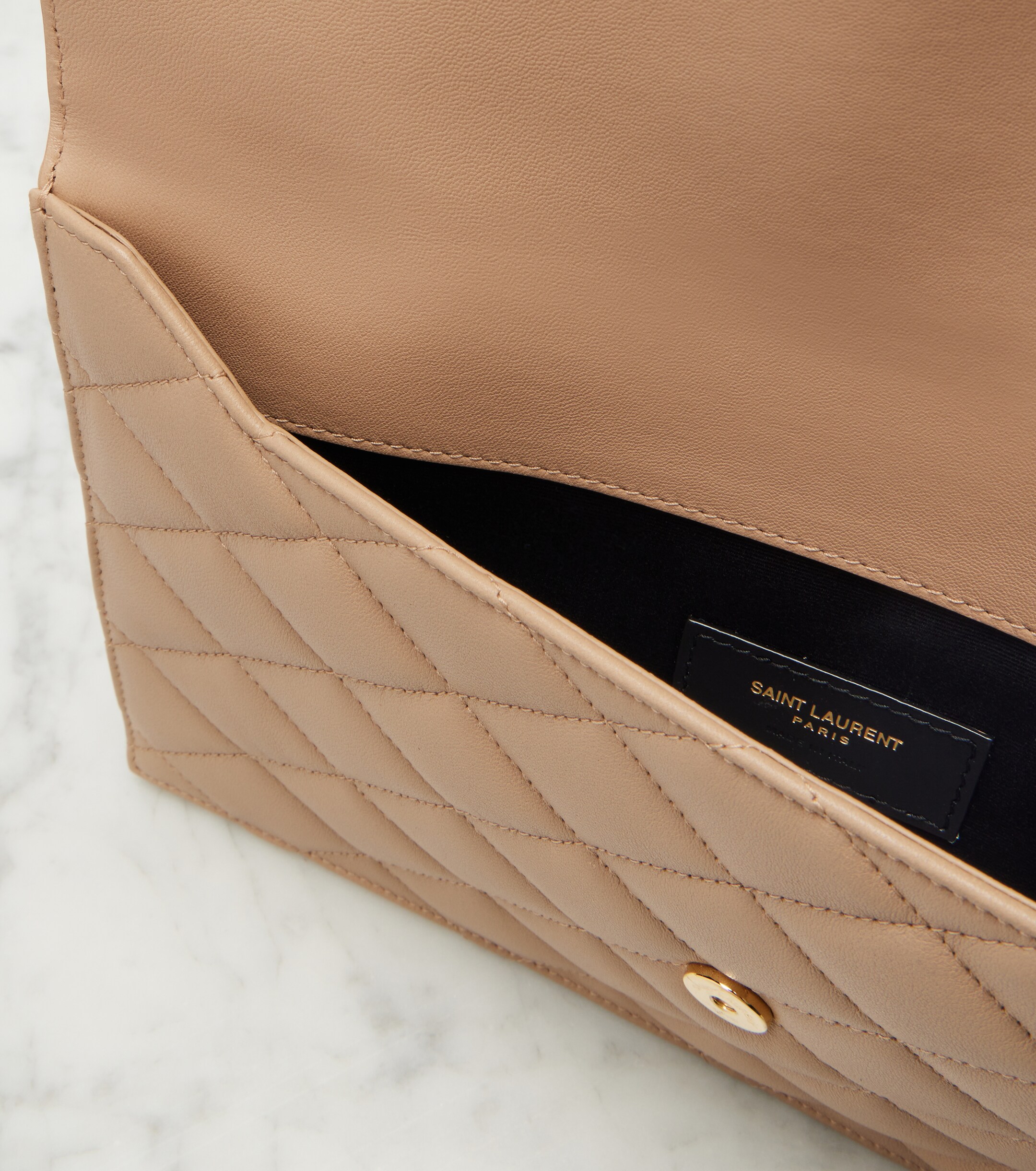 Saint Laurent Paris Cassandre leather pouch