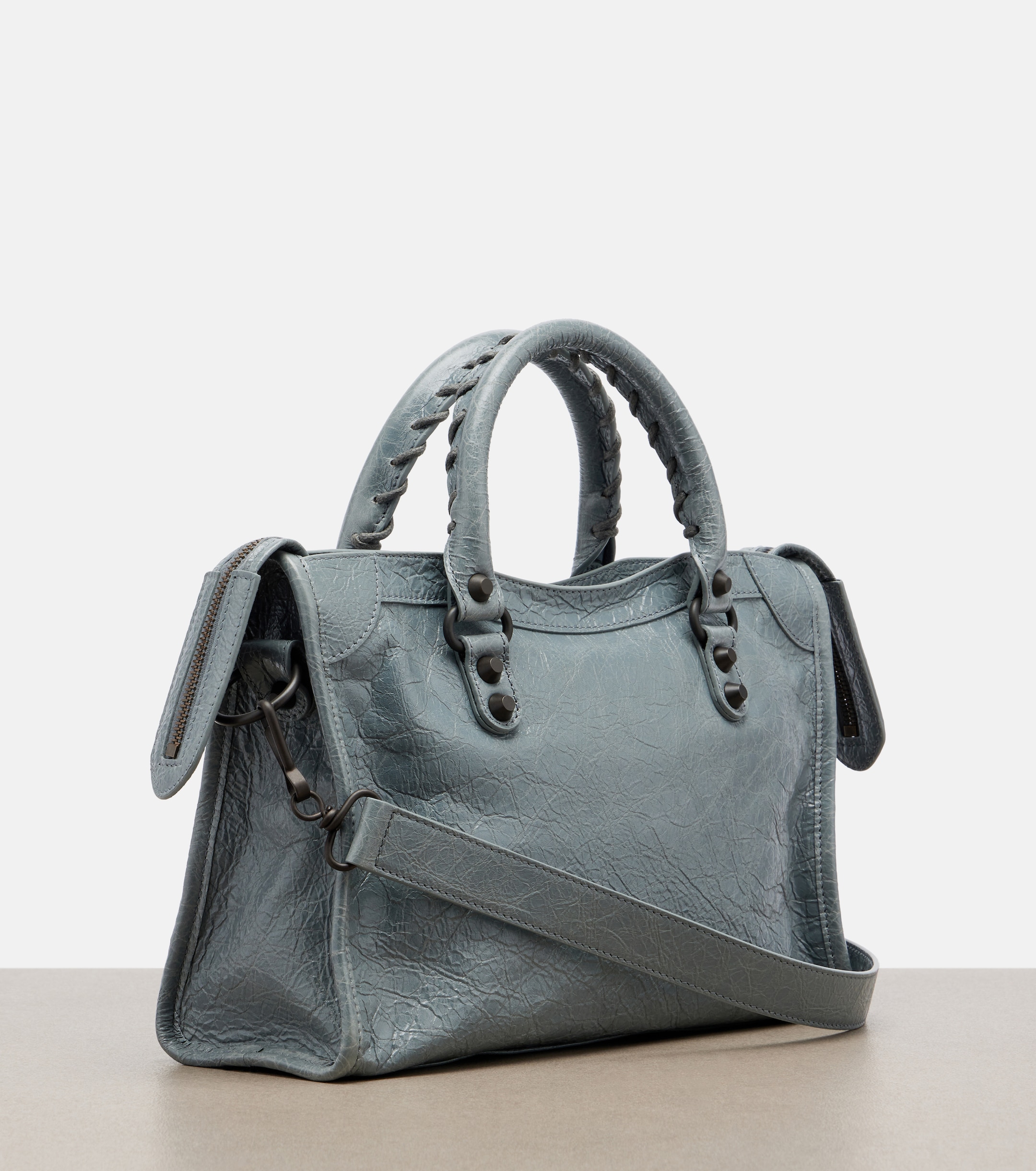Balenciaga Le City Small leather top-handle bag