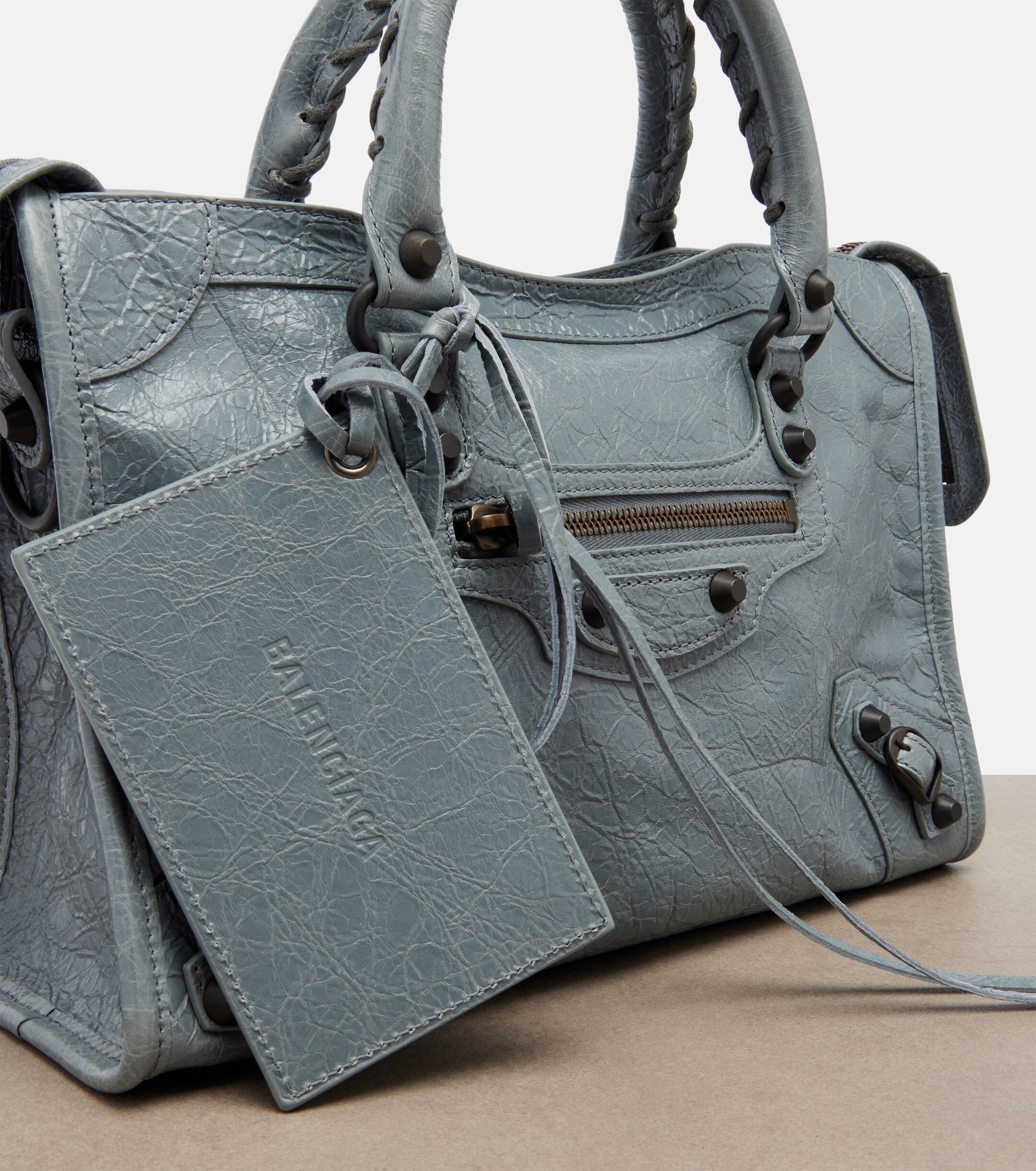 Balenciaga Le City Small leather top-handle bag