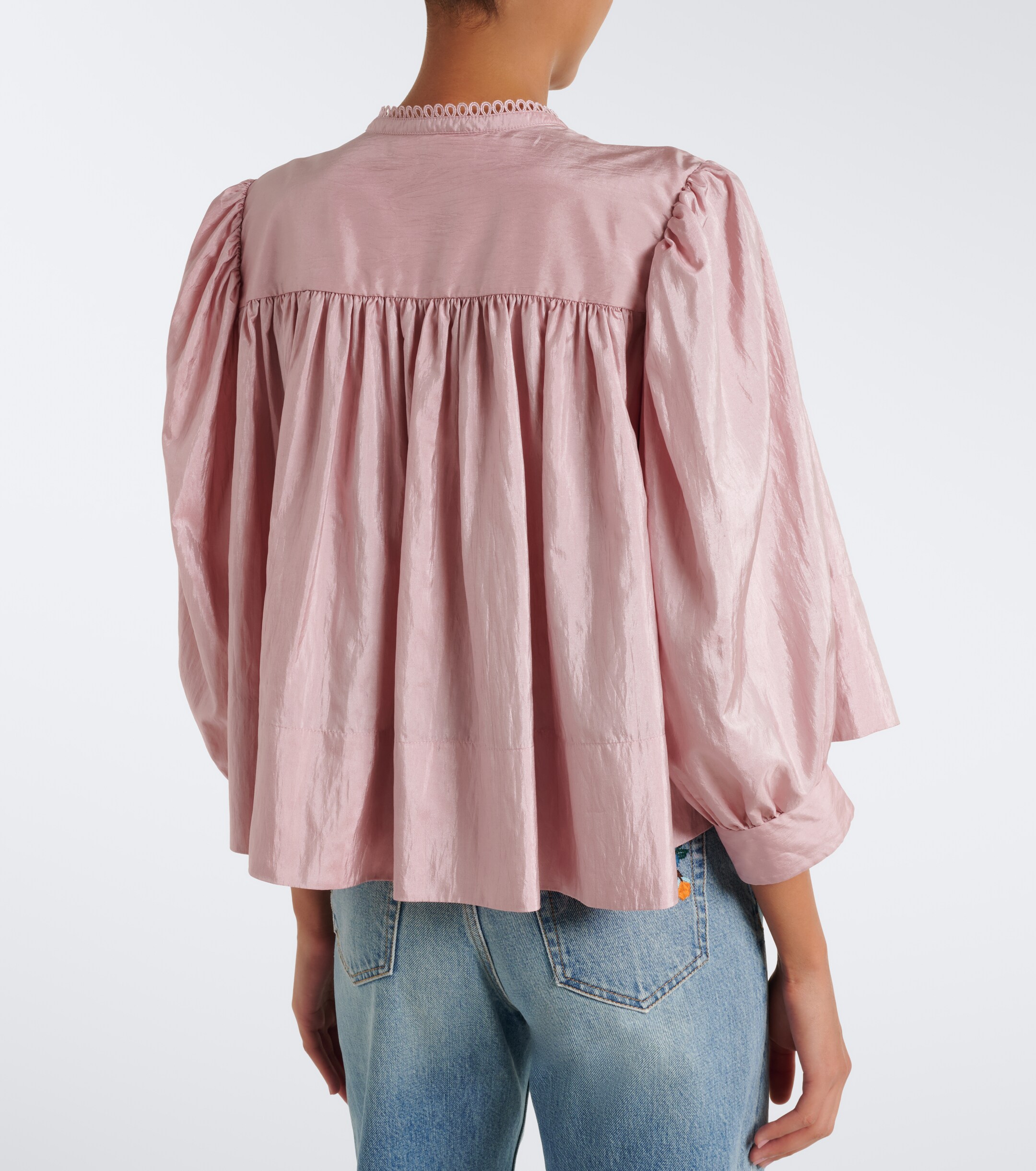 Chloé Chloé Ruffled taffeta blouse