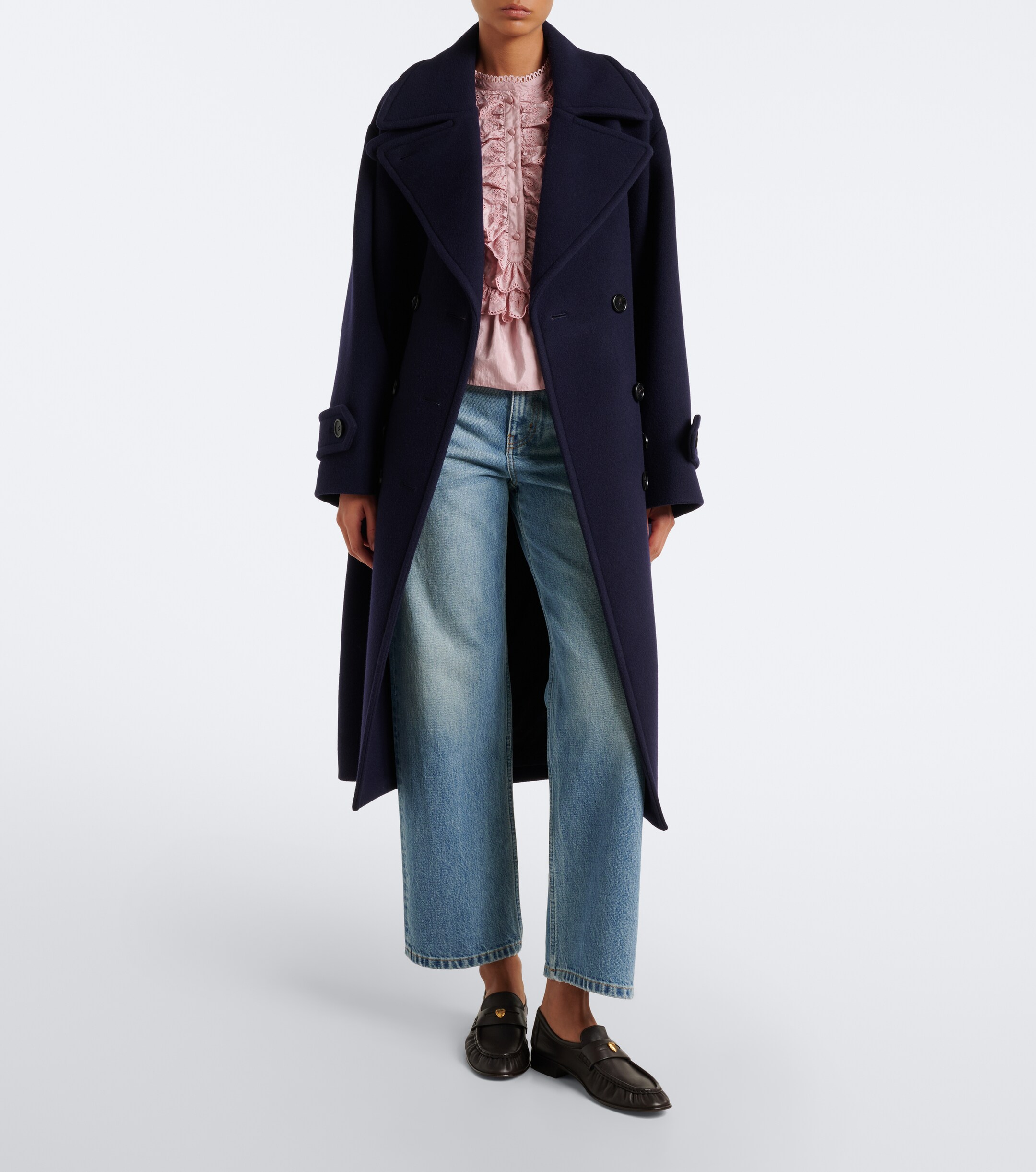Chloé Chloé Ruffled taffeta blouse