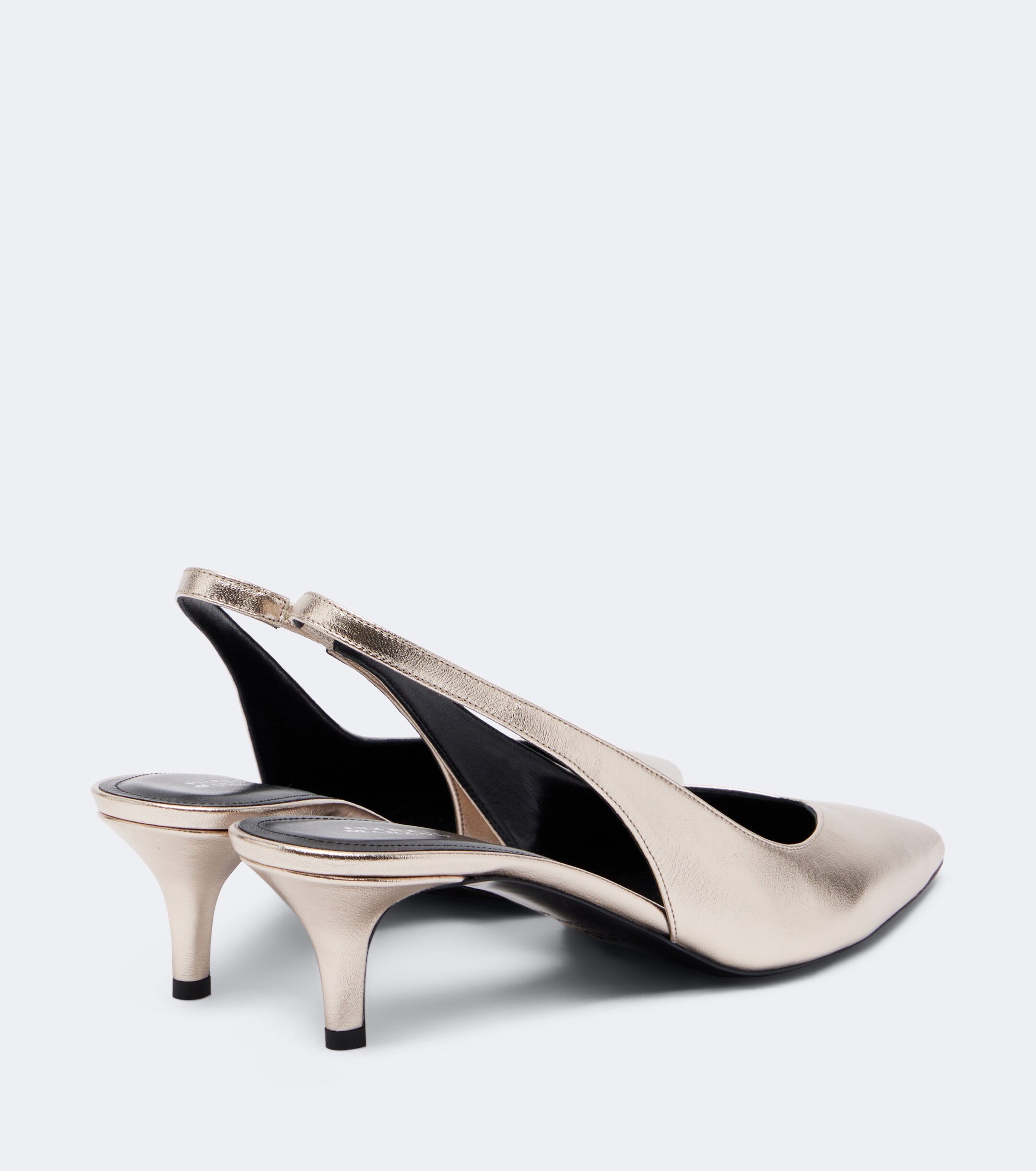 Isabel Marant Isabel Marant Padim metallic leather slingback pumps