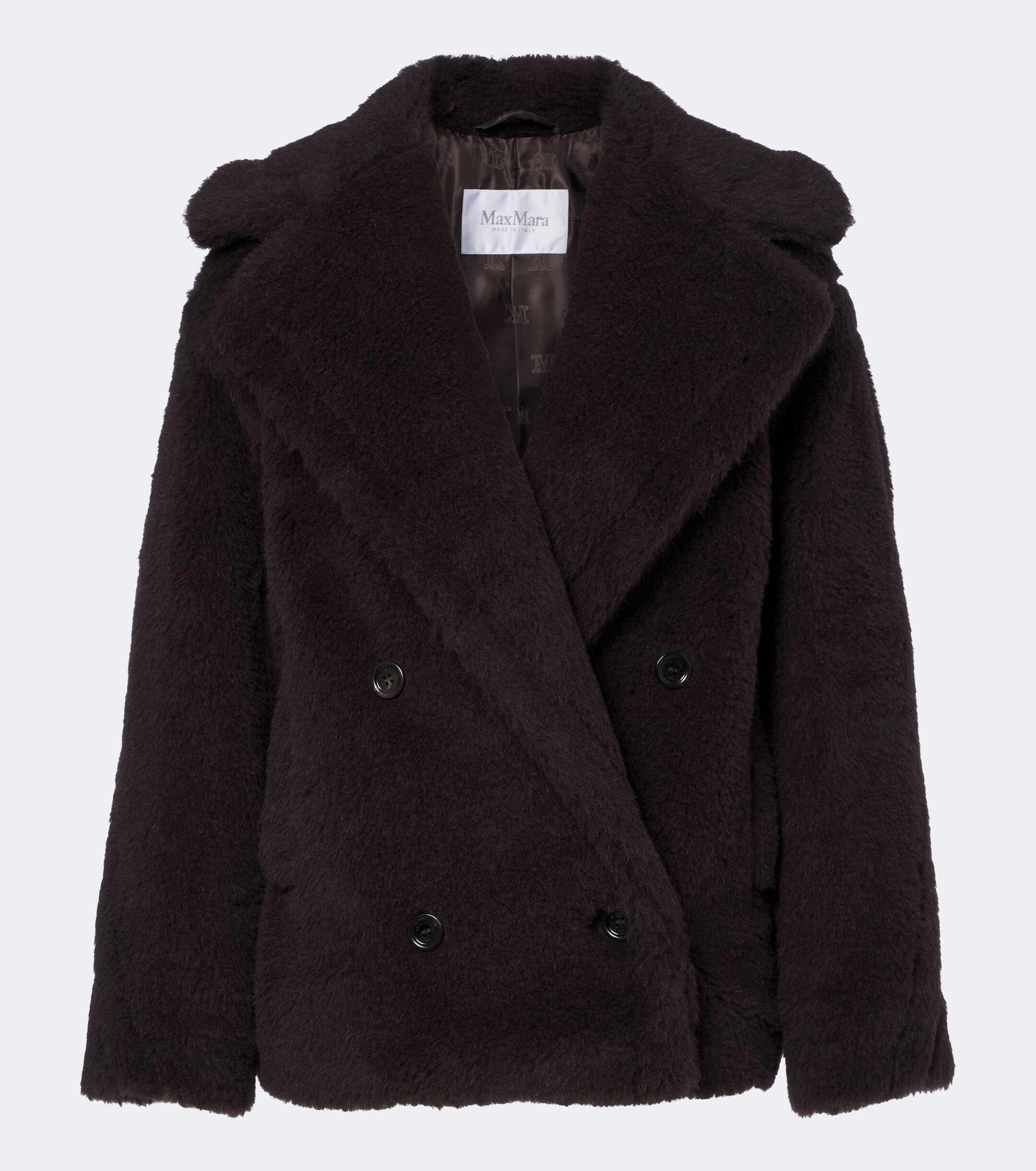Max Mara Max Mara Alpaca, wool, and silk peacoat