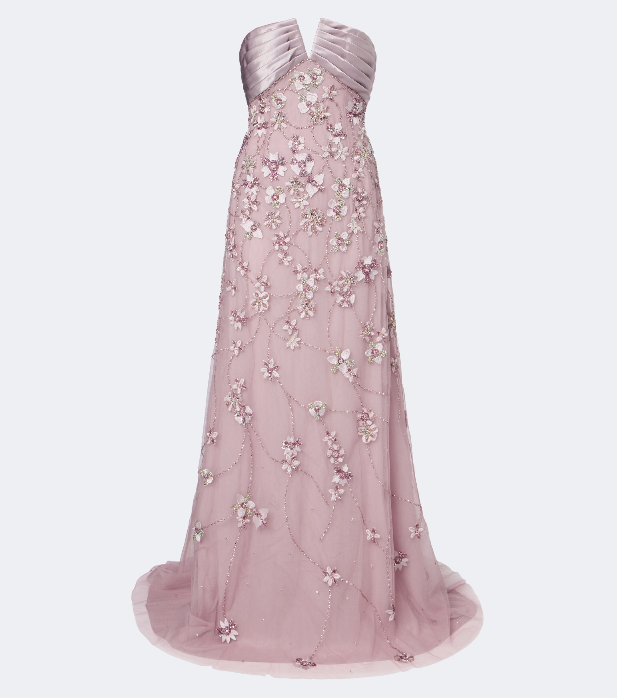 GEORGES HOBEIKA Georges Hobeika Embellished sheer tulle bustier gown