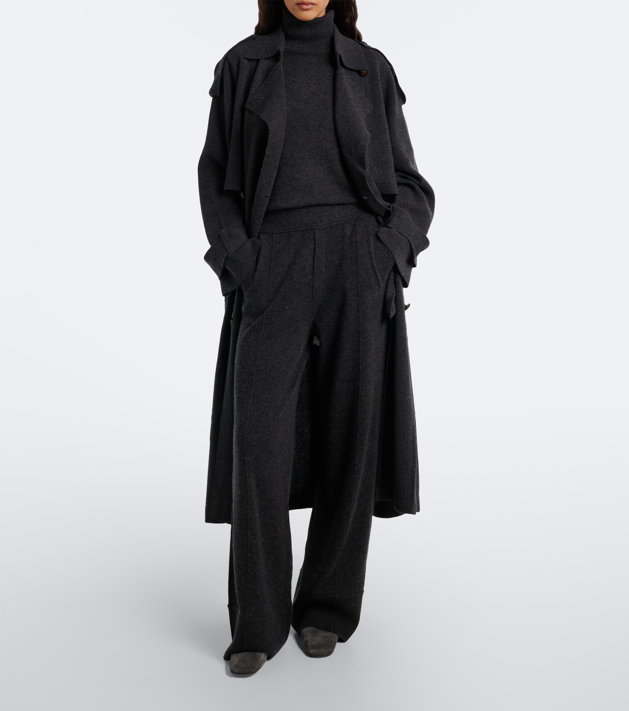 Jardin des Orangers Jardin des Orangers Wool and cashmere wide-leg pants