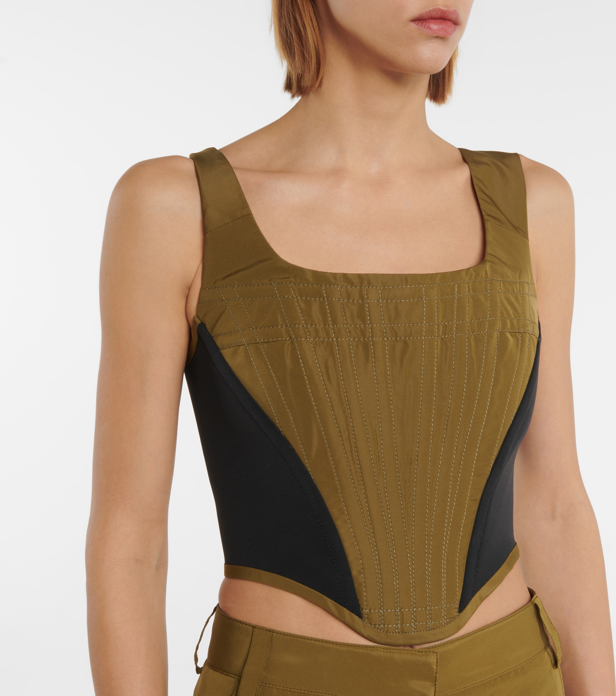 Stella McCartney Scuba bustier top