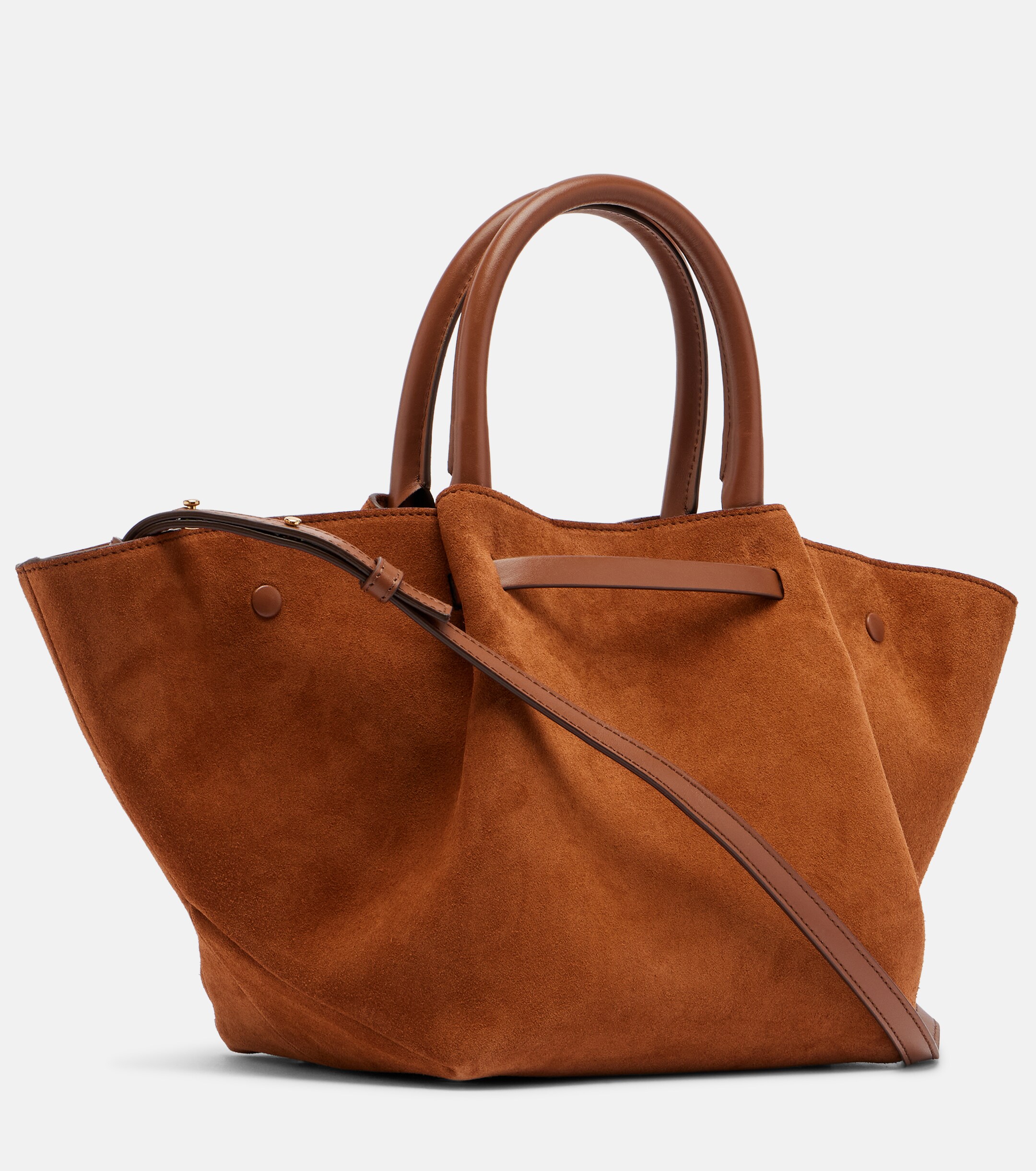 DeMellier New York Midi suede top-handle bag thumbnail