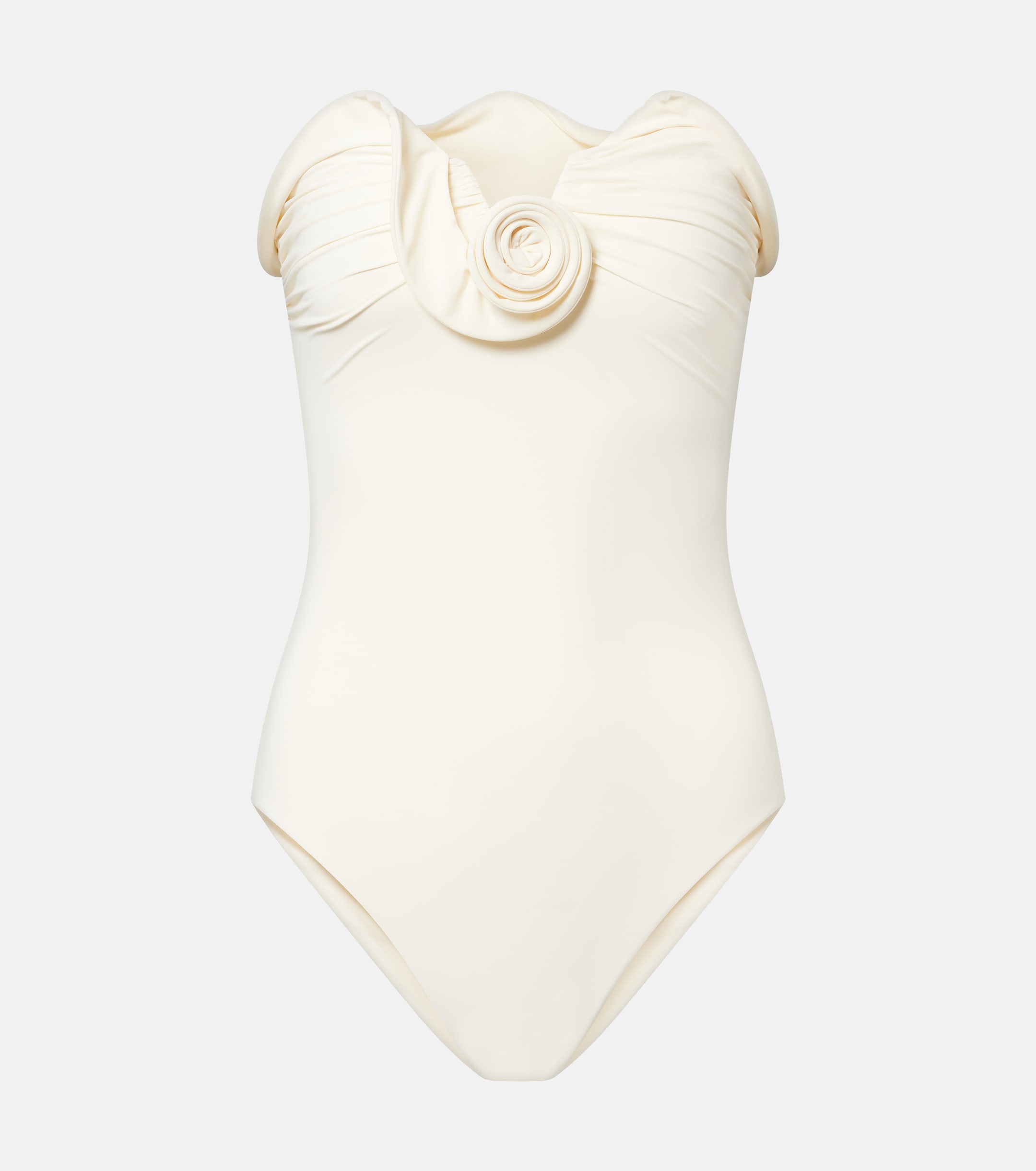 Magda Butrym Floral-appliqué swimsuit