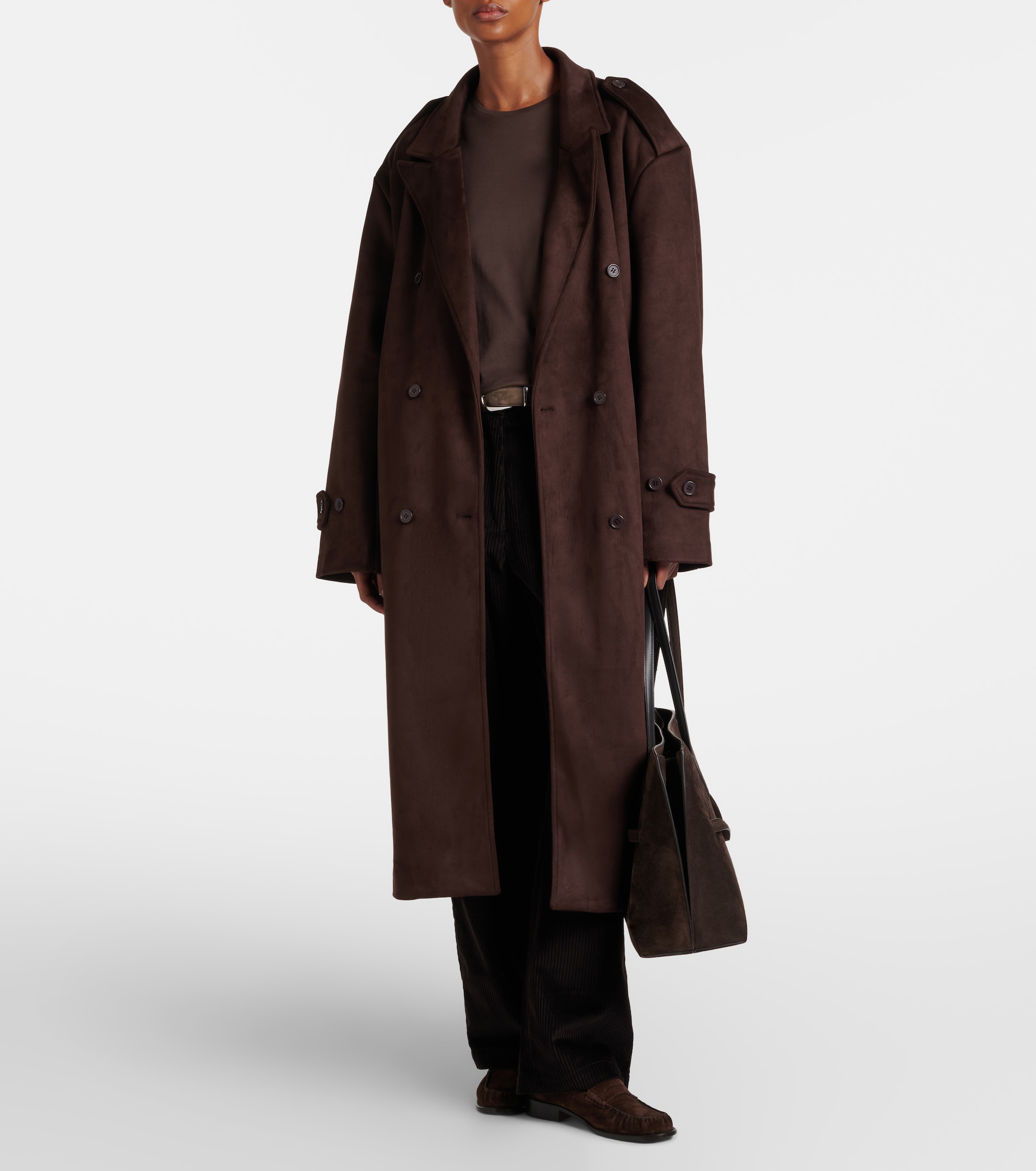 The Frankie Shop Pembroke trench coat Plush