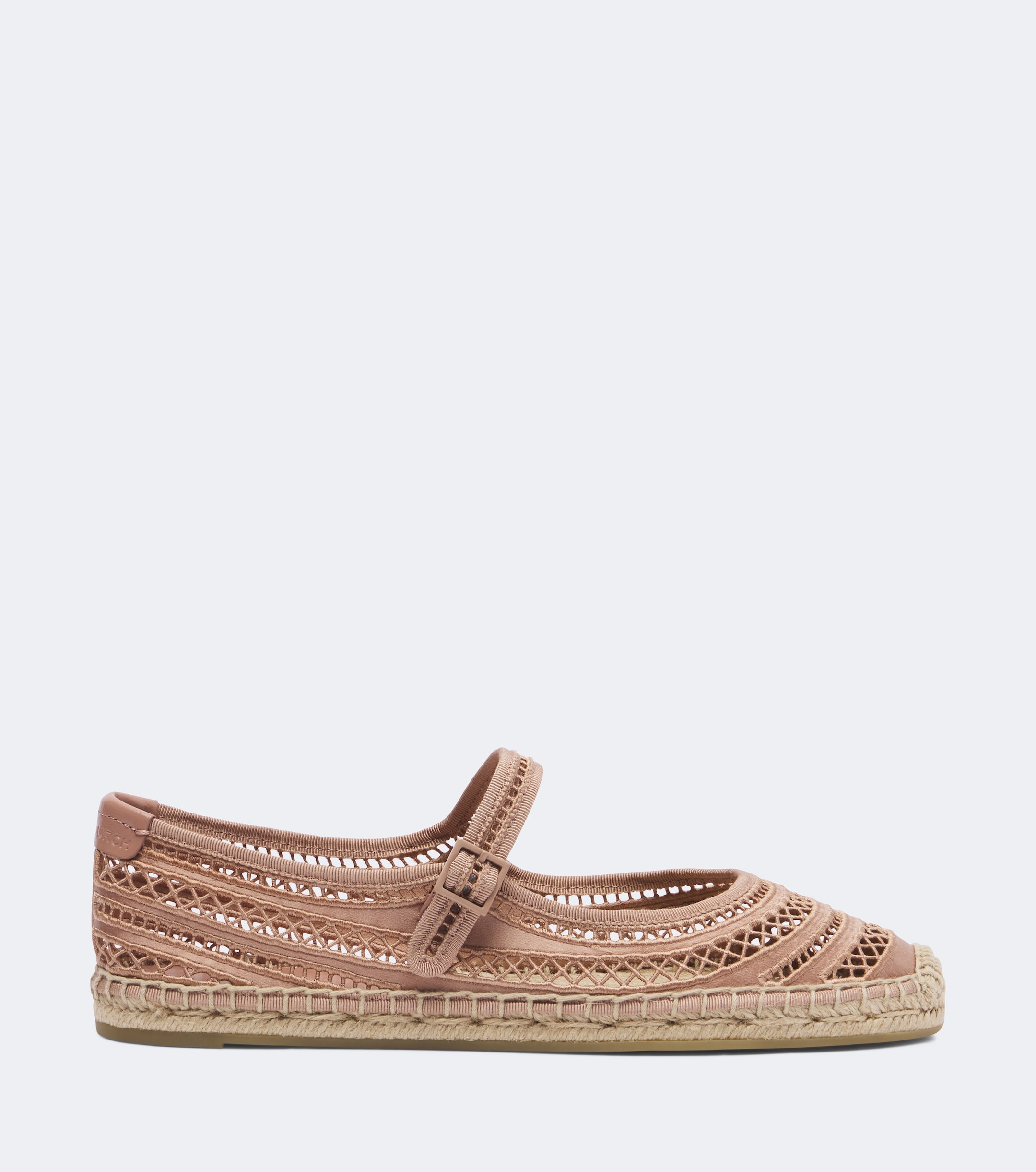 Tory Burch Tory Burch Open Weave Mary Jane satin espadrilles