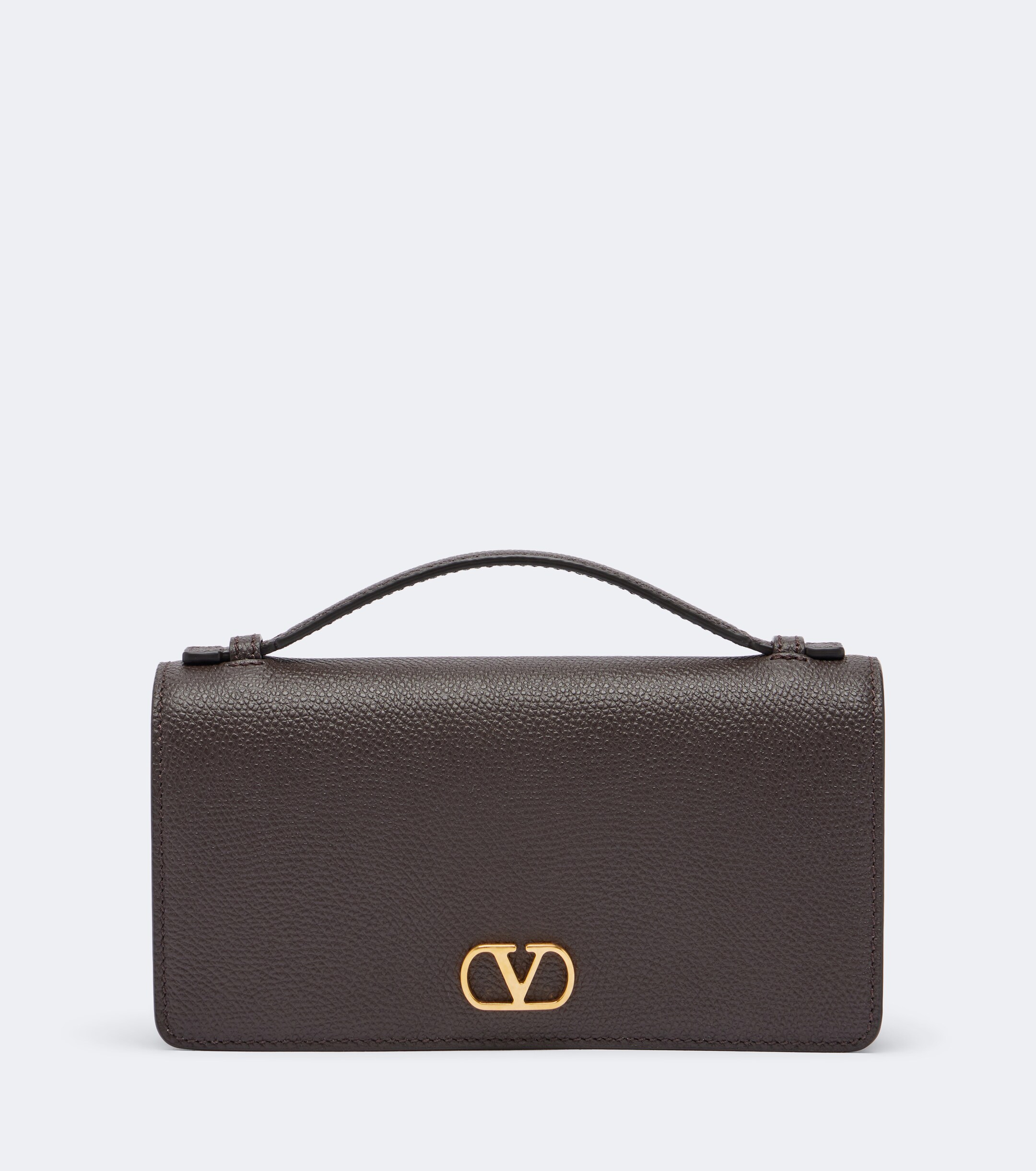 Valentino Garavani VLogo Signature Mini leather wallet on chain