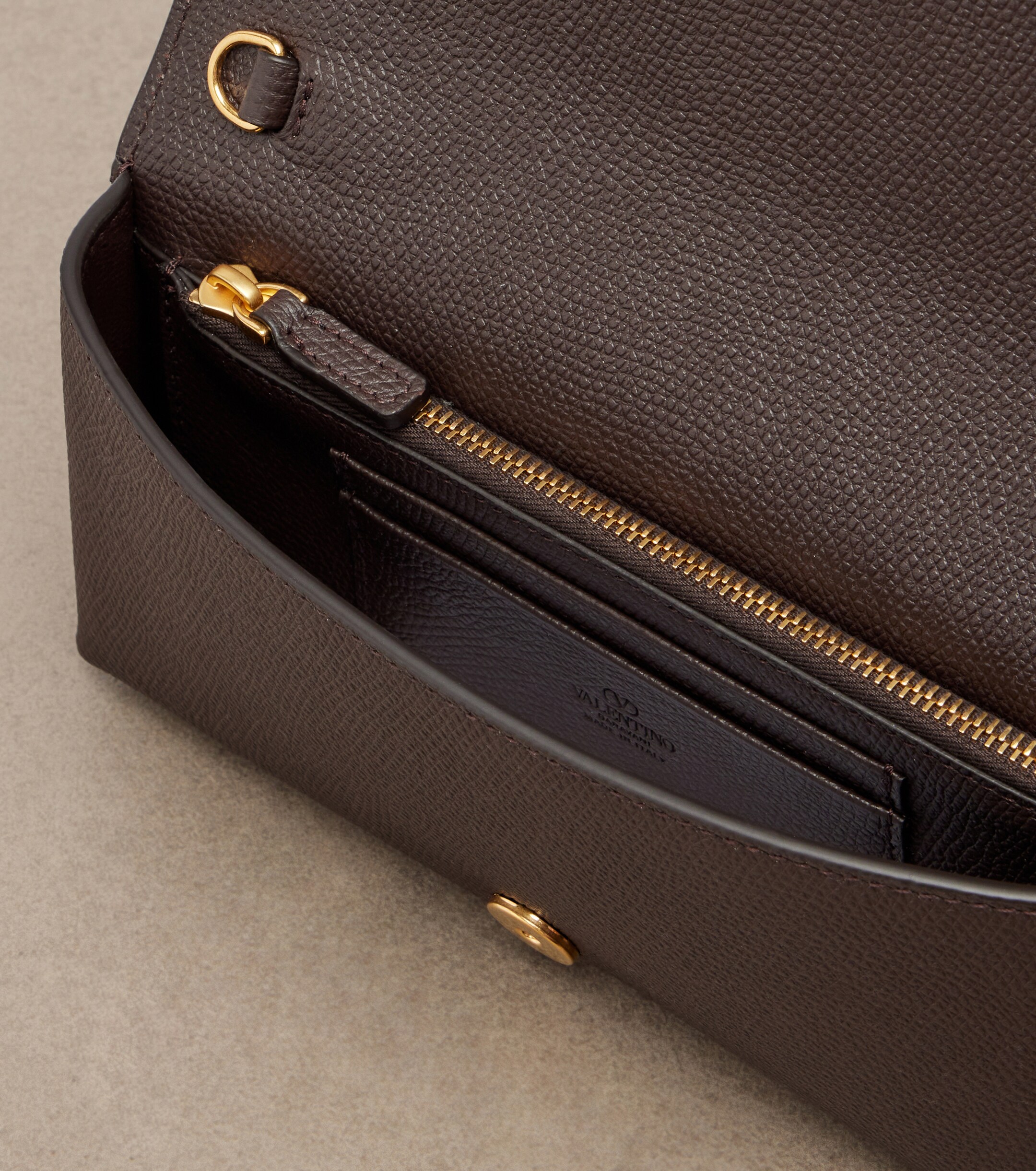 Valentino Garavani VLogo Signature Mini leather wallet on chain thumbnail