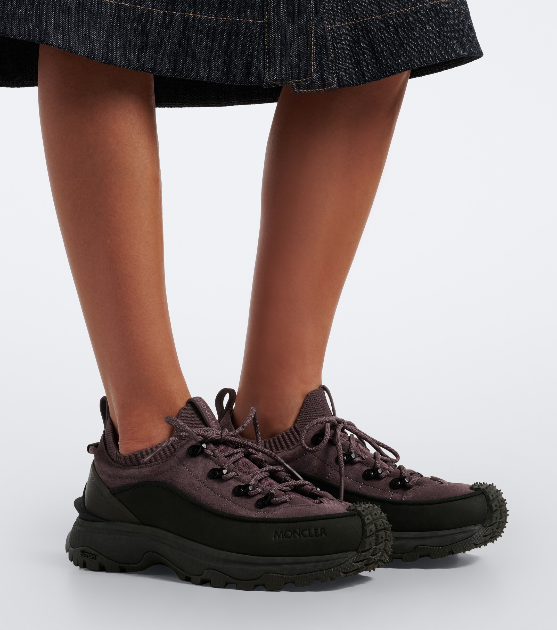 Moncler Moncler Trailgrip Lite3 suede sneakers