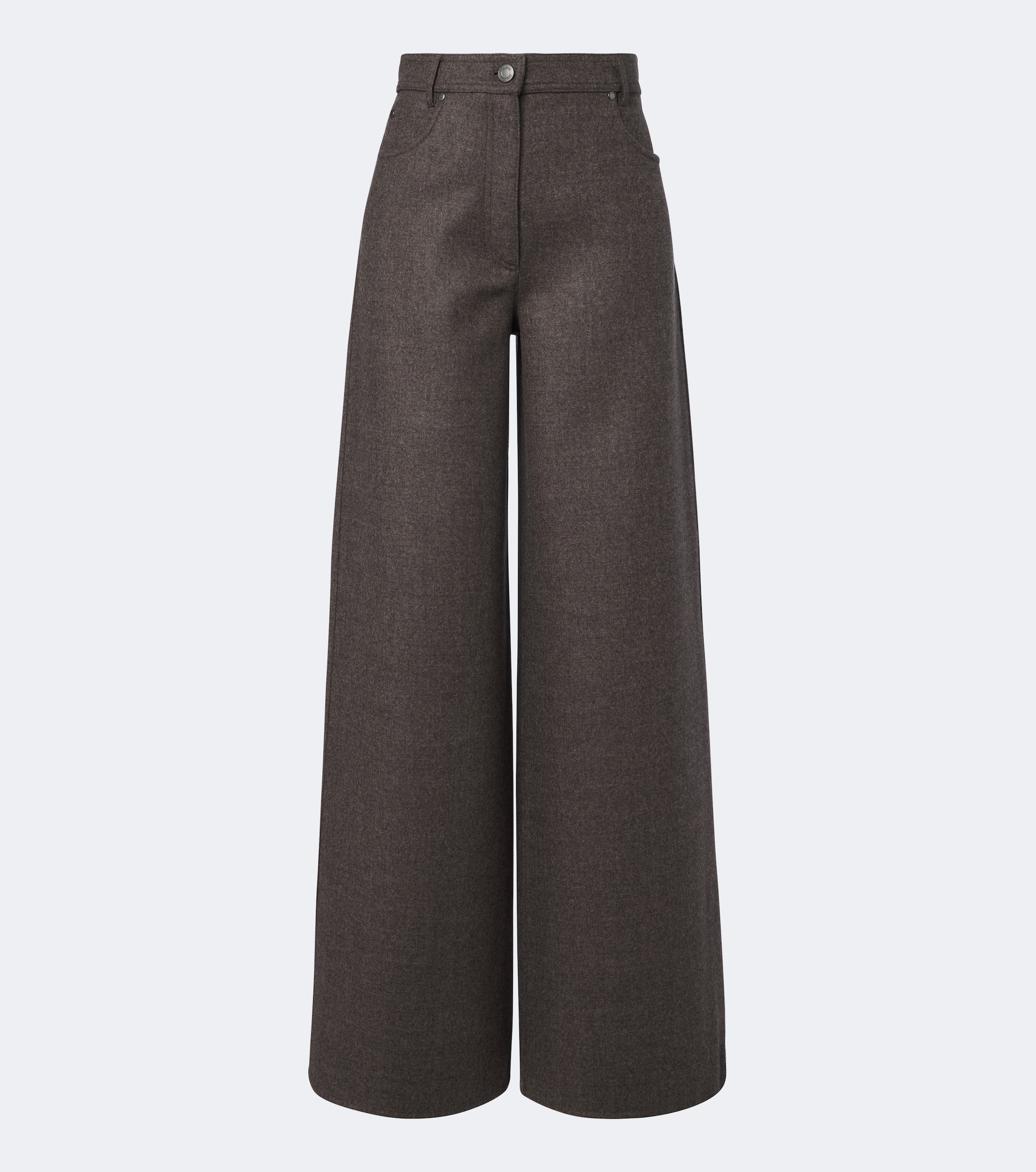 Max Mara Max Mara Virgin wool wide-leg pants