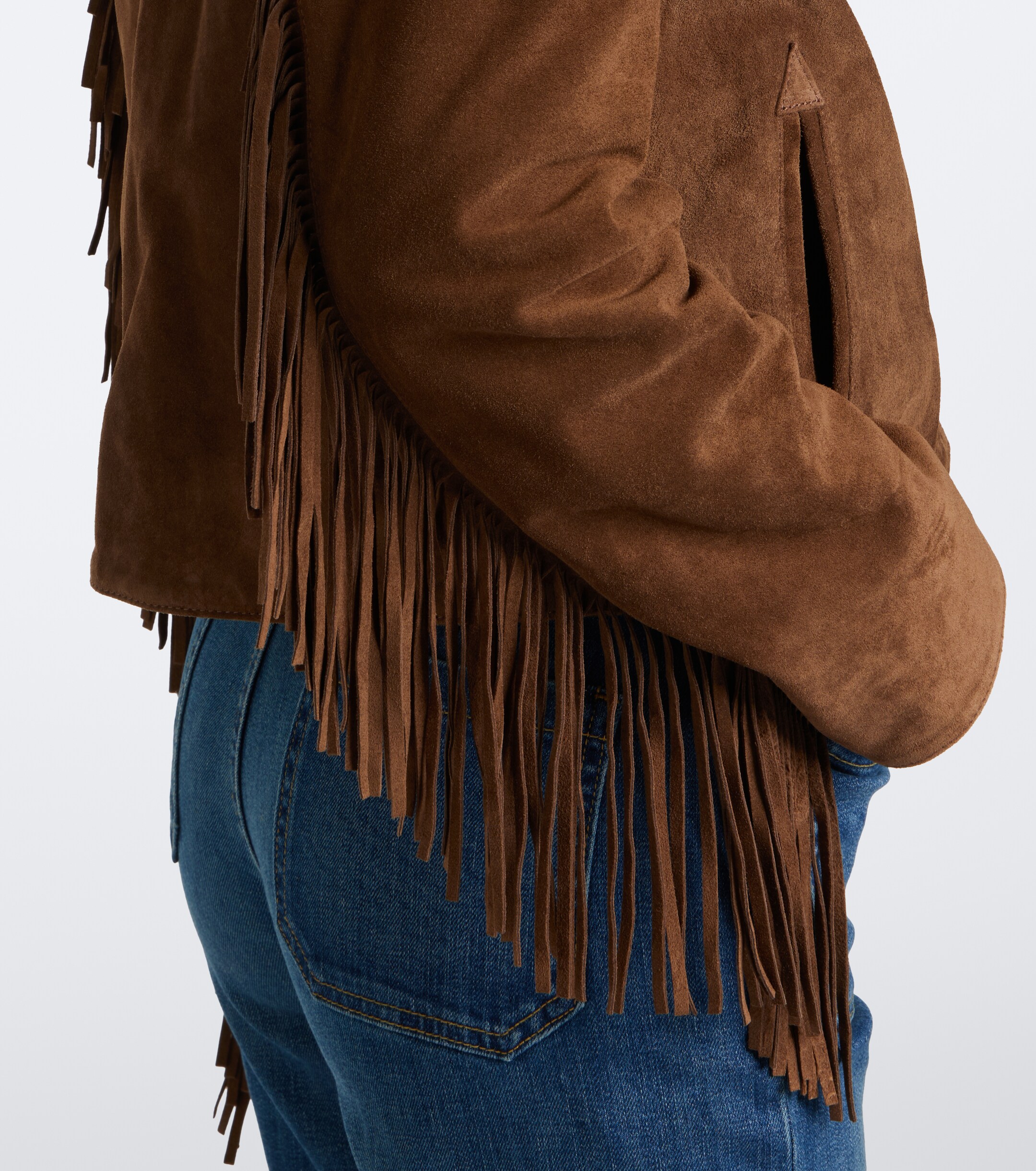 Nili Lotan Nili Lotan Eloi fringed suede jacket
