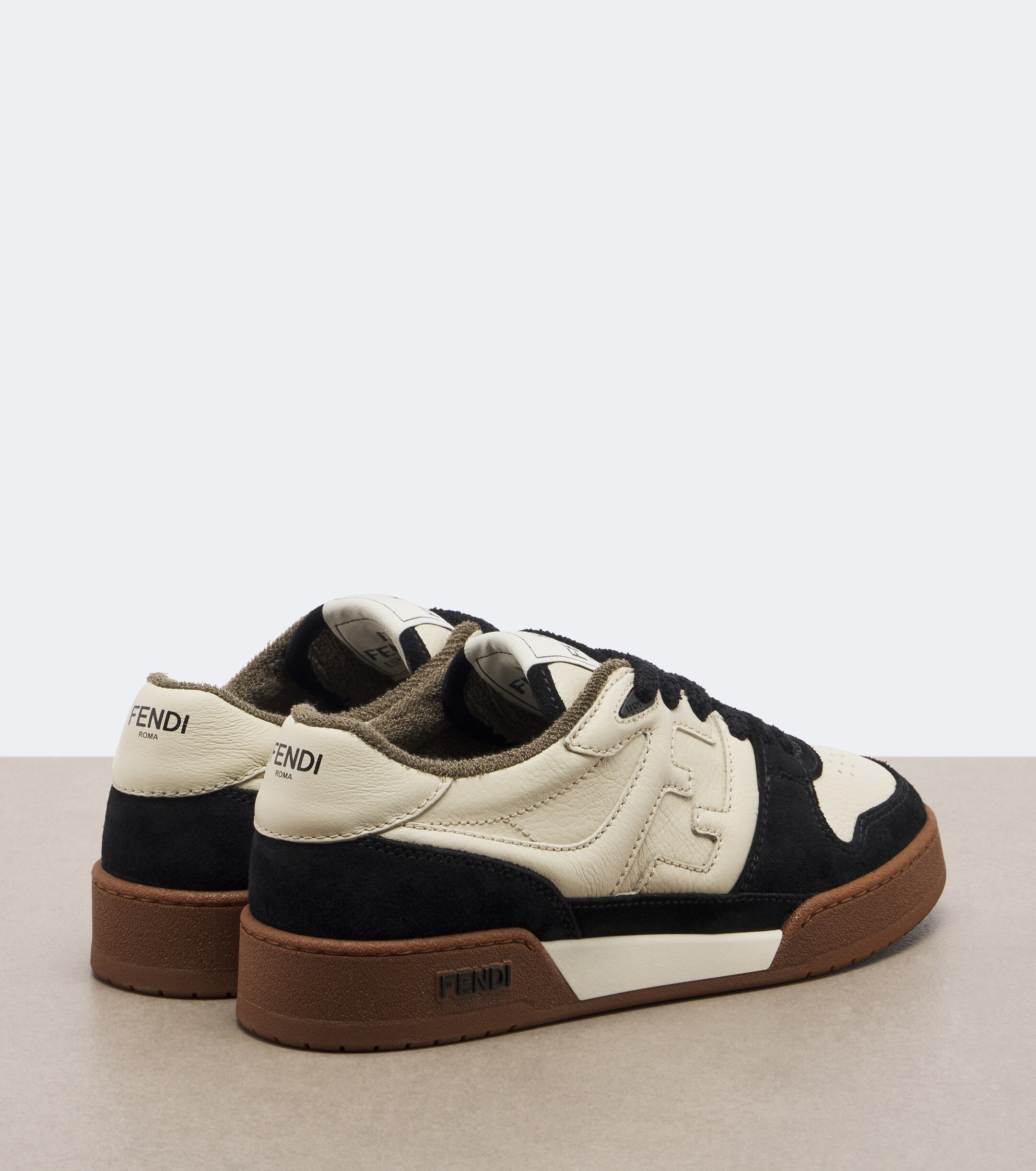 Fendi Fendi Fendi Match leather sneakers