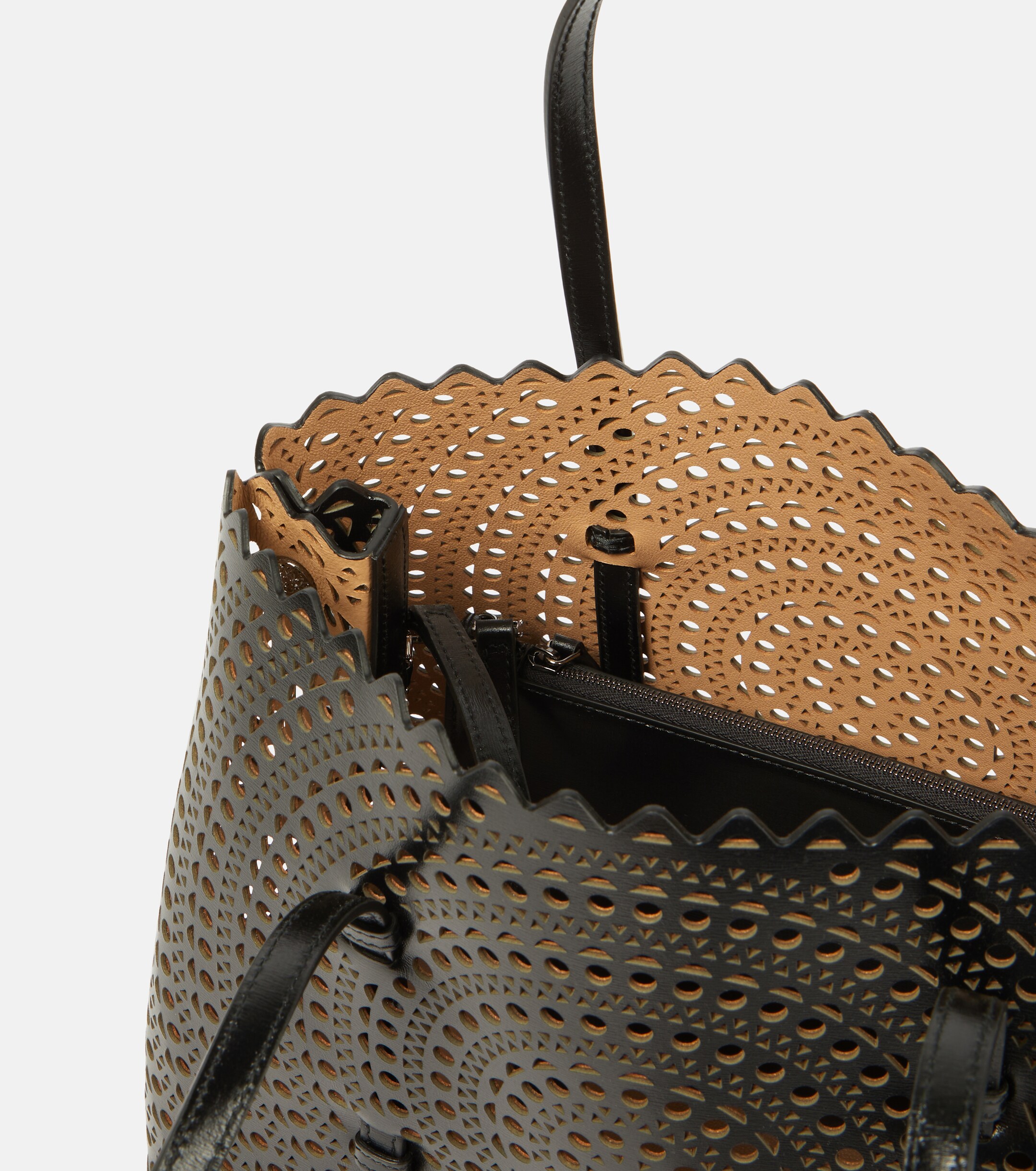 Alaïa Le Mina 32 New Vienne leather tote bag