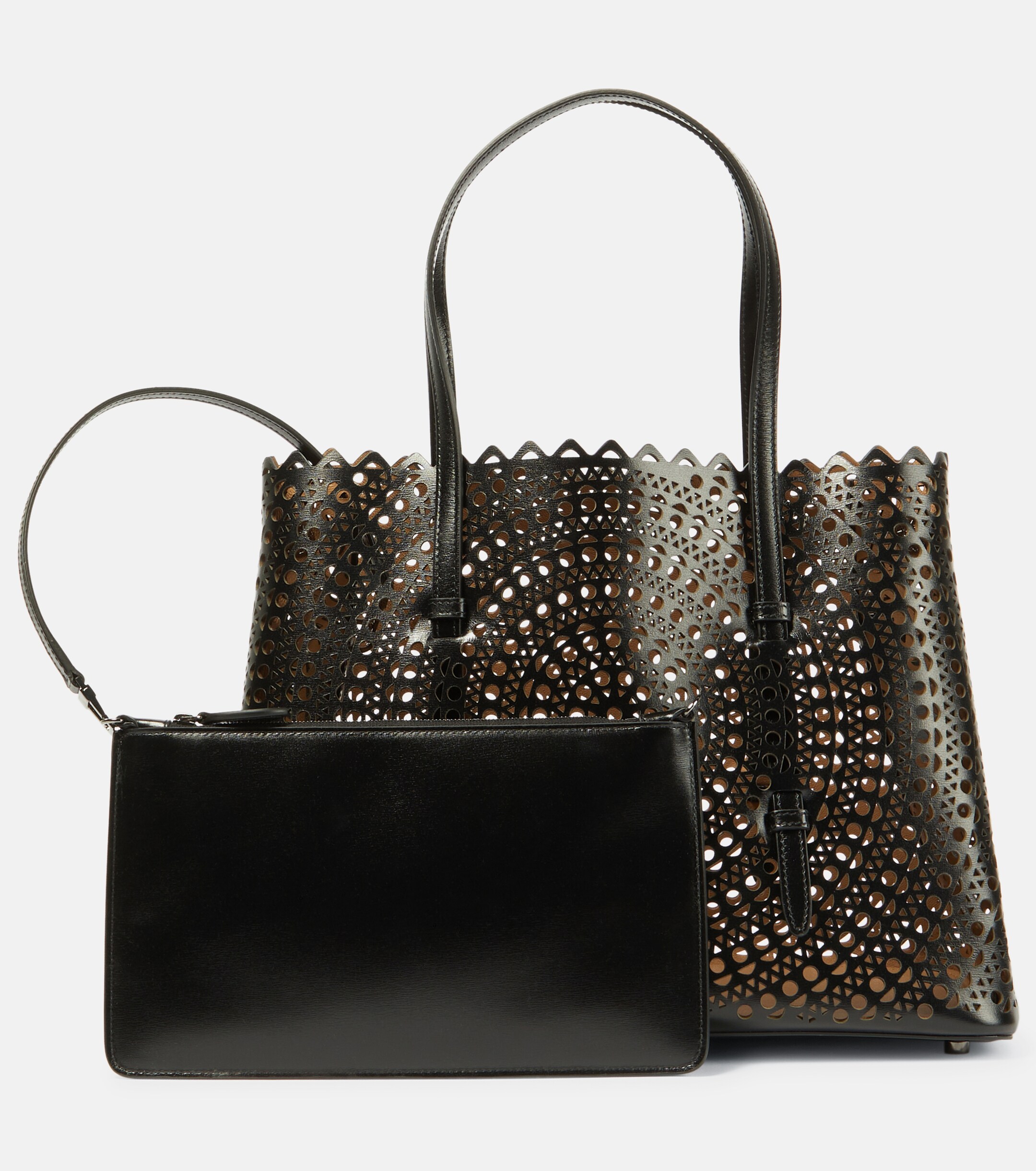 Alaïa Le Mina 32 New Vienne leather tote bag