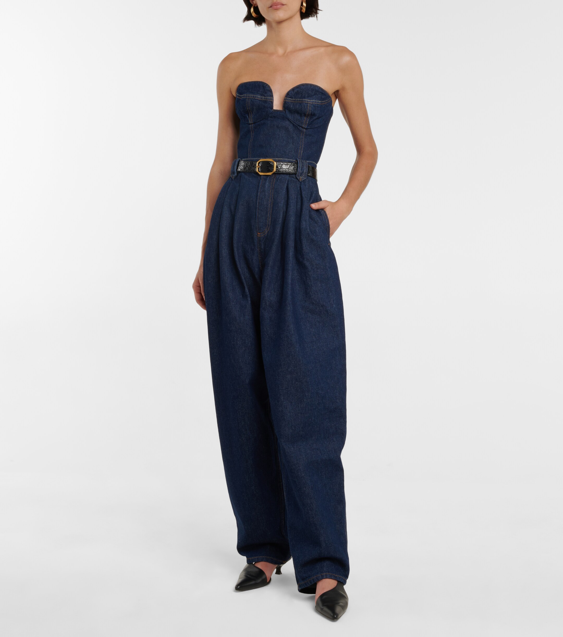 Magda Butrym Magda Butrym Denim bustier