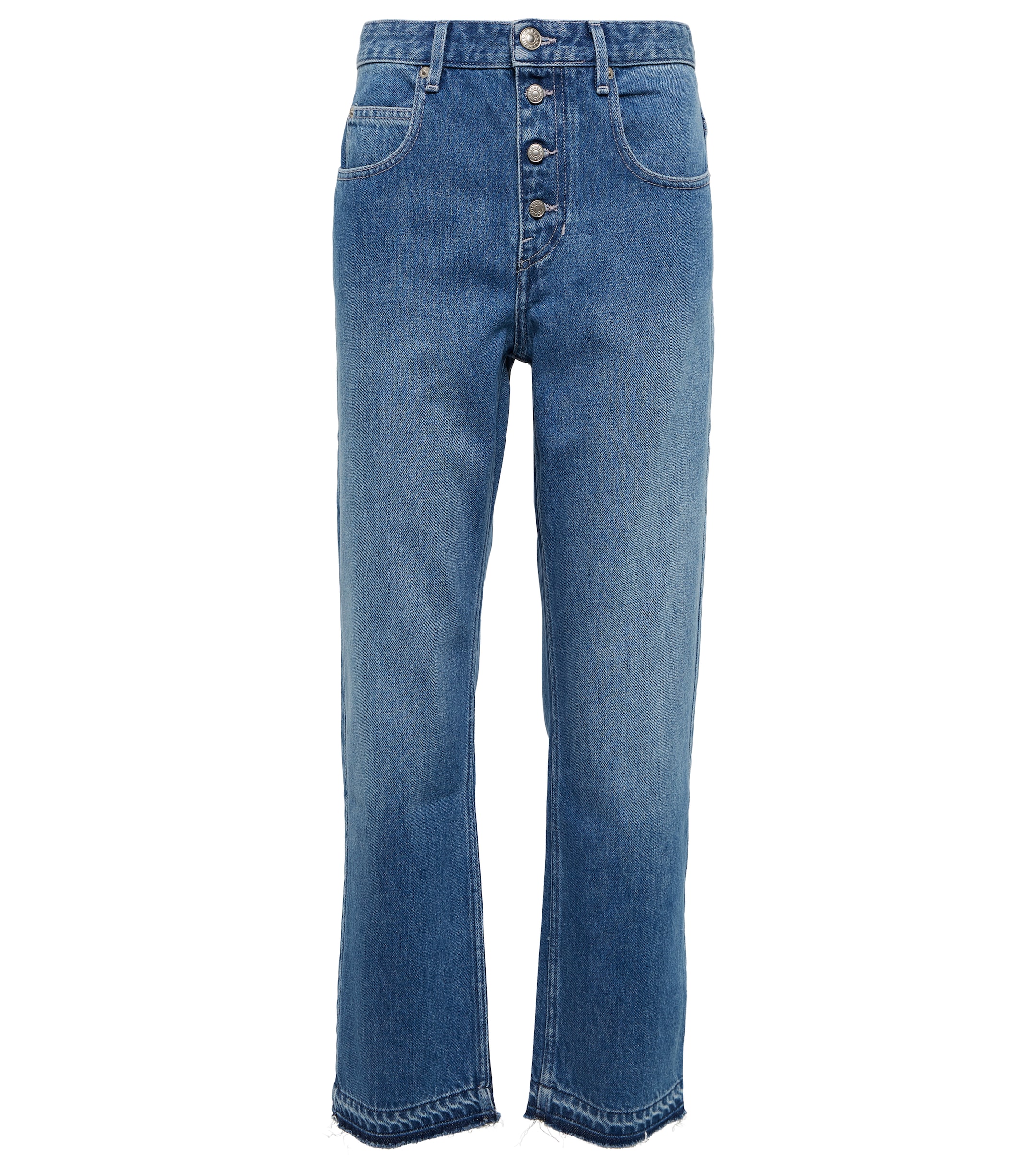 Marant Étoile Belden high-rise cropped jeans