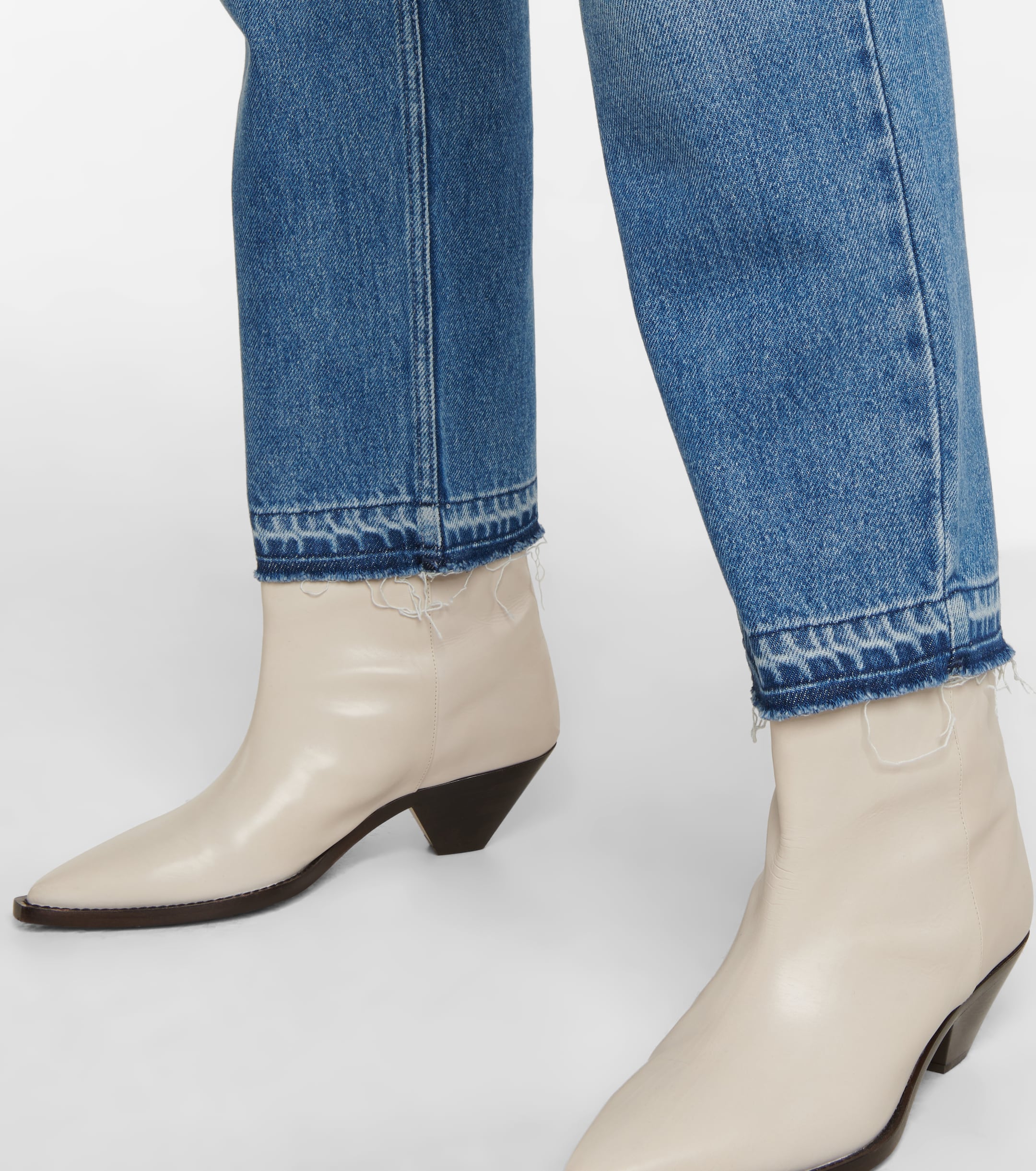 Marant Étoile Belden high-rise cropped jeans