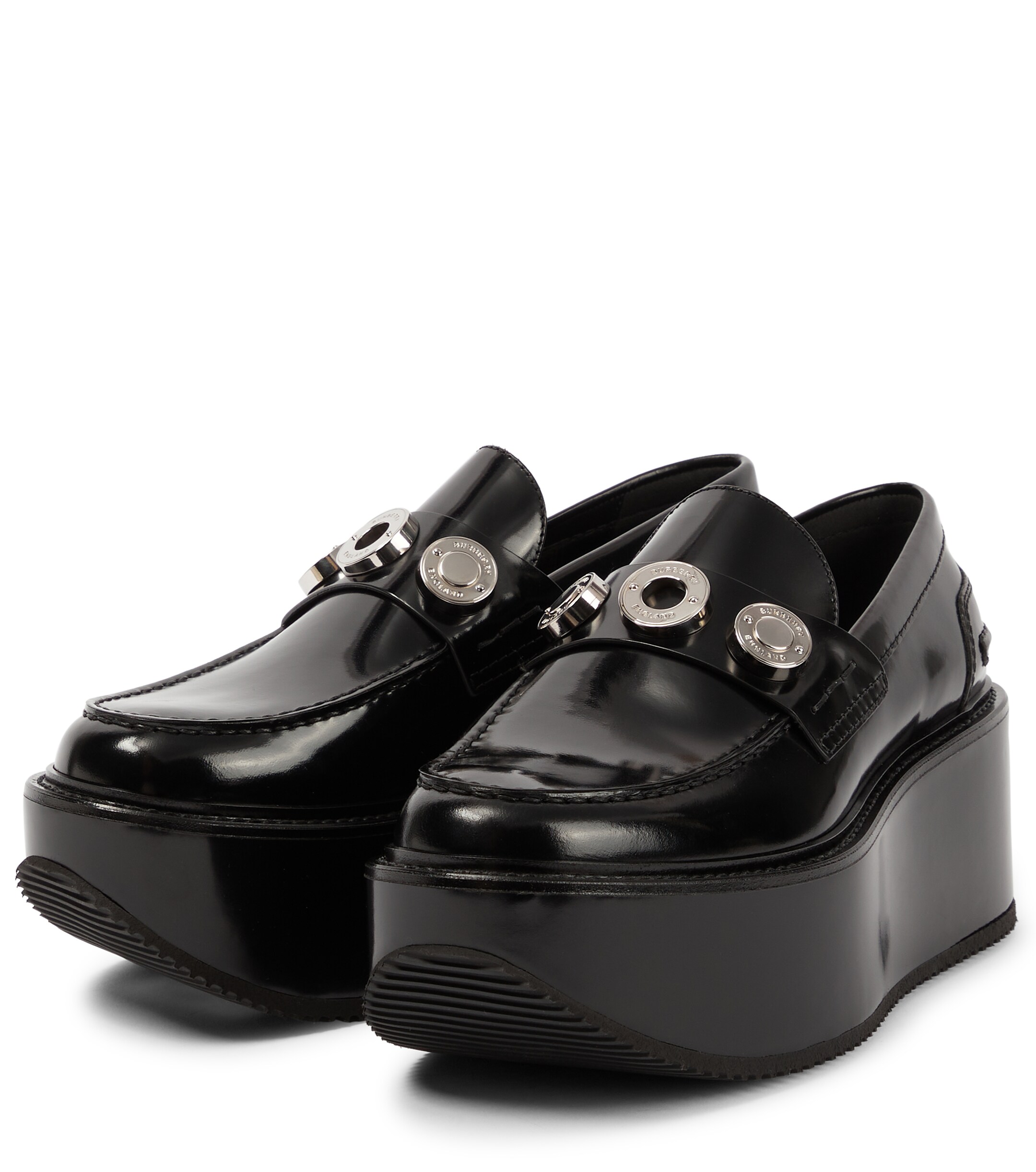 Burberry special material mesh loafers Burberry - Vintage Check leather loafers Burberry main image 2