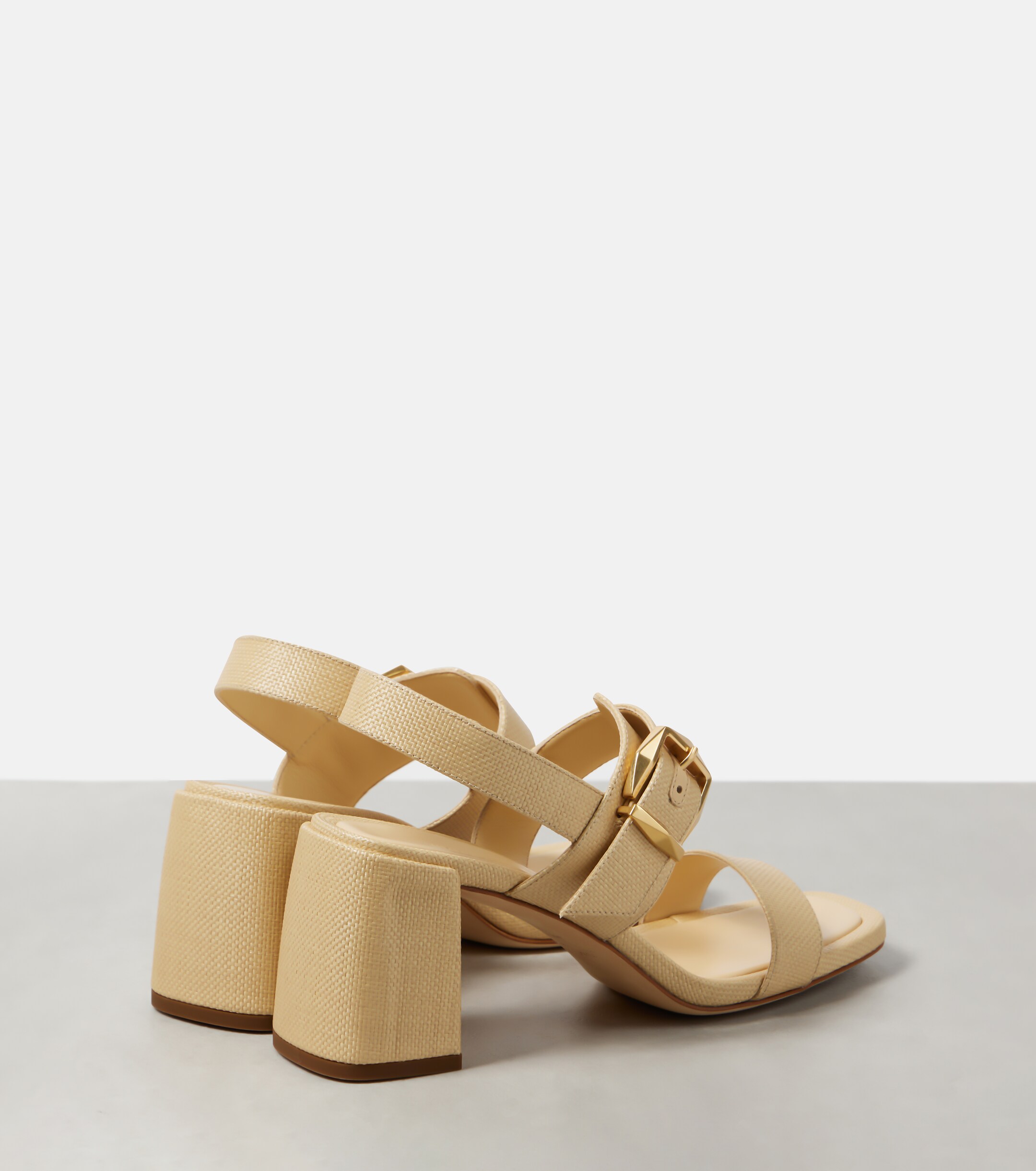 JIMMY CHOO Hawke 70 canvas sandals thumbnail