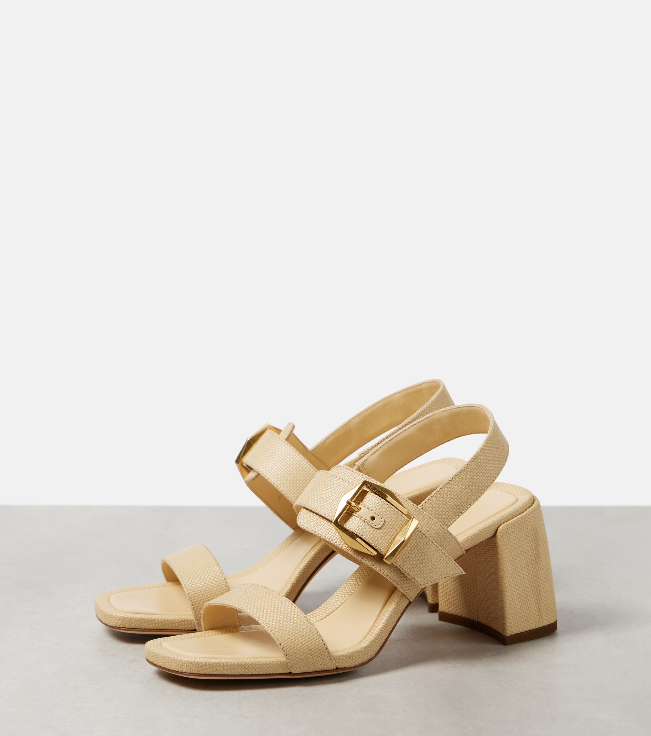 JIMMY CHOO Hawke 70 canvas sandals thumbnail