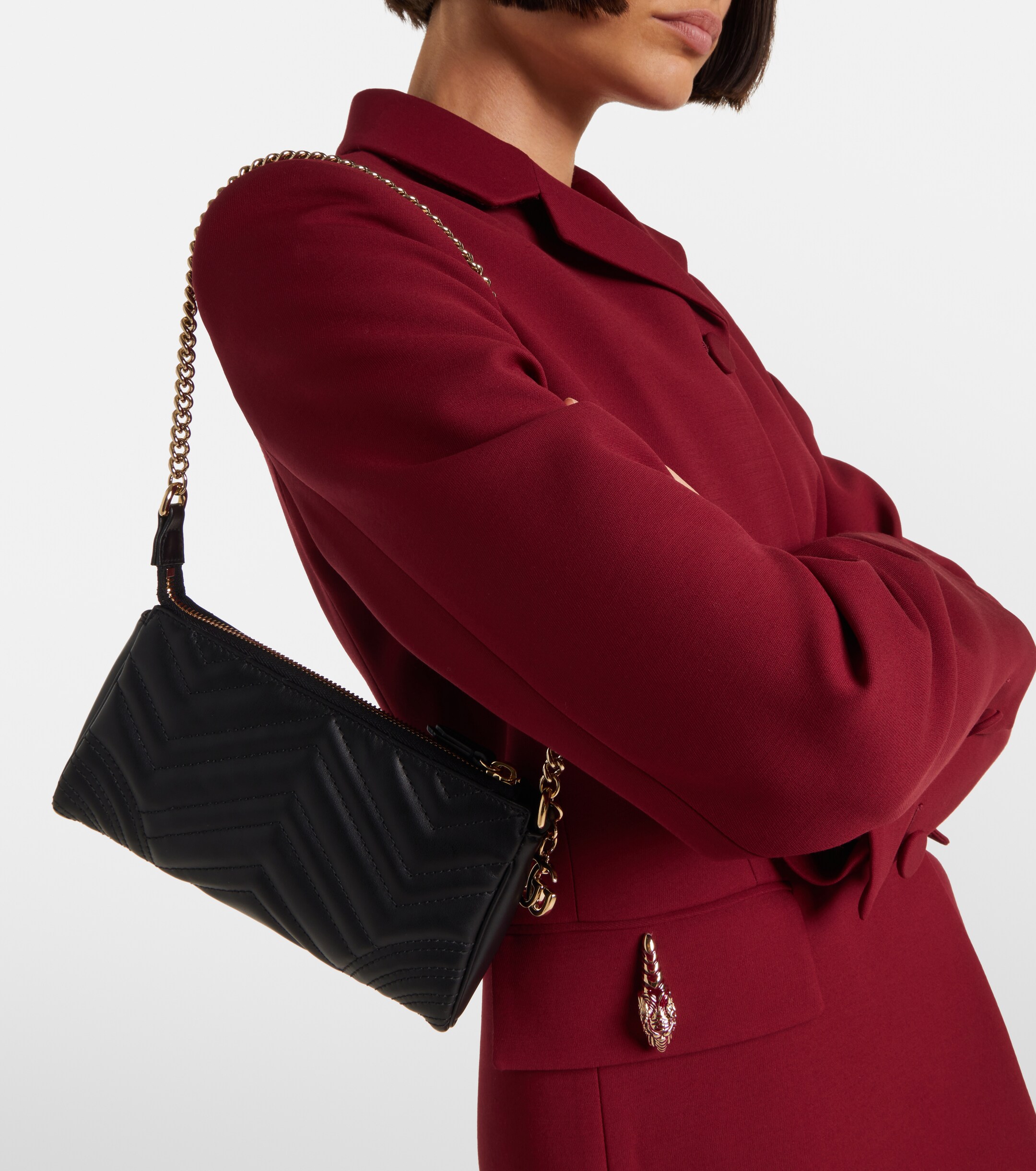 Gucci GG Marmont 2.0 Mini leather shoulder bag