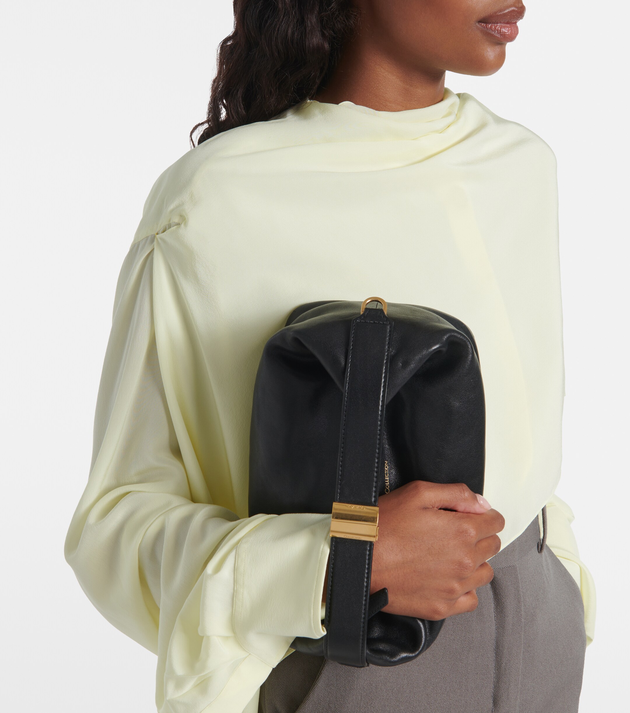 Calvin Klein Collection Andy Small leather shoulder bag