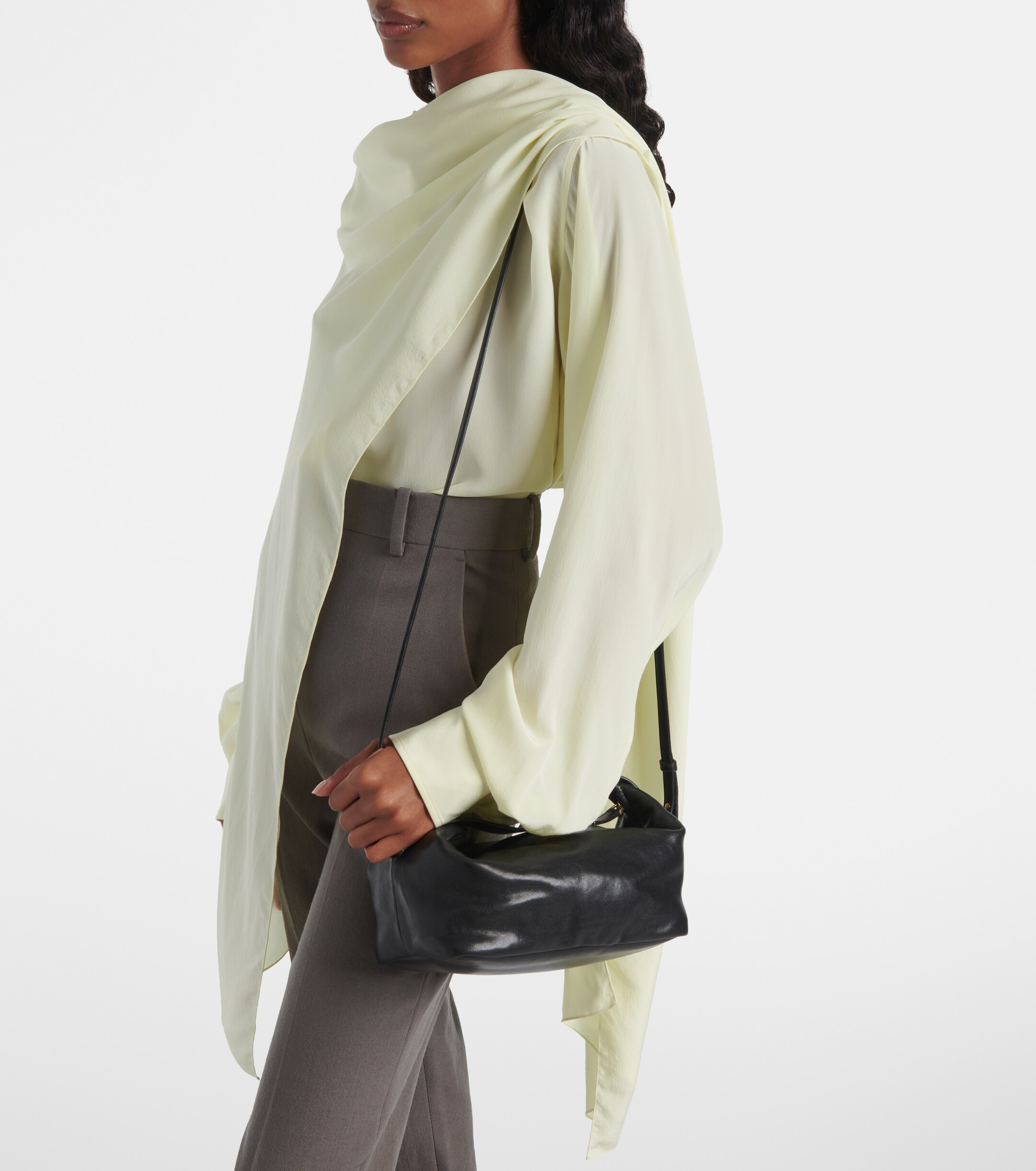 Calvin Klein Collection Andy Small leather shoulder bag