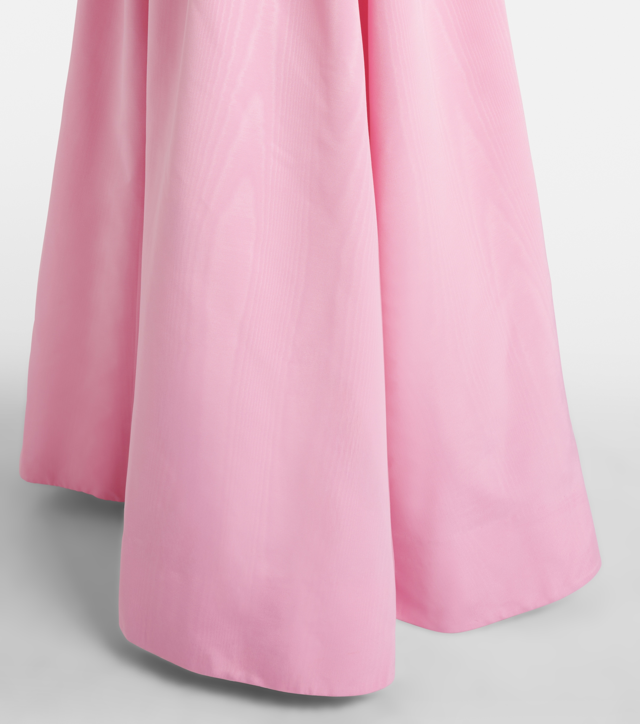 light pink bandage dress Farid Bandage Maxi Dress With Chiffon / Baby Pink | MESHKI main image 0