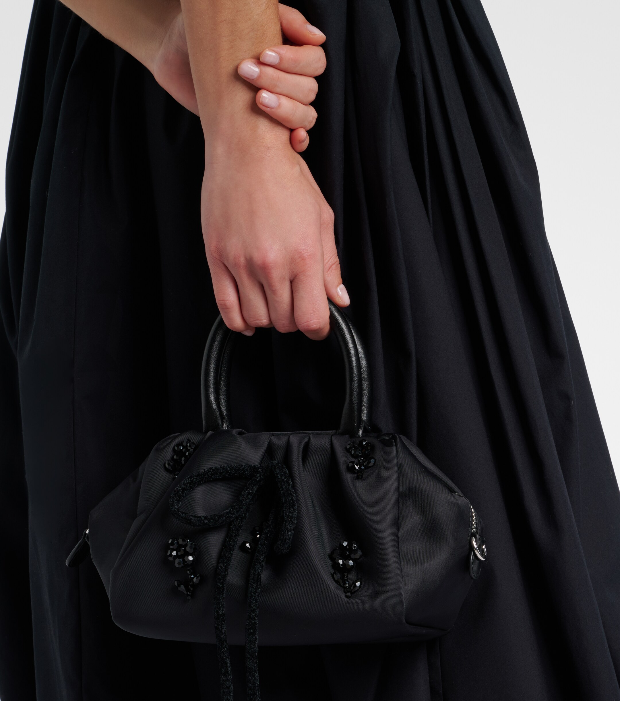 Simone Rocha Mini embellished top-handle bag