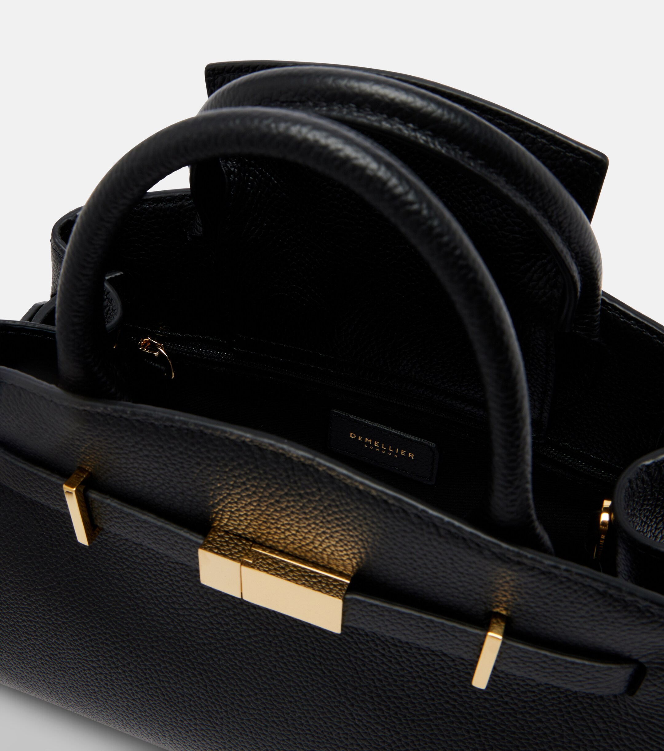 DeMellier Hudson Small leather top-handle bag thumbnail