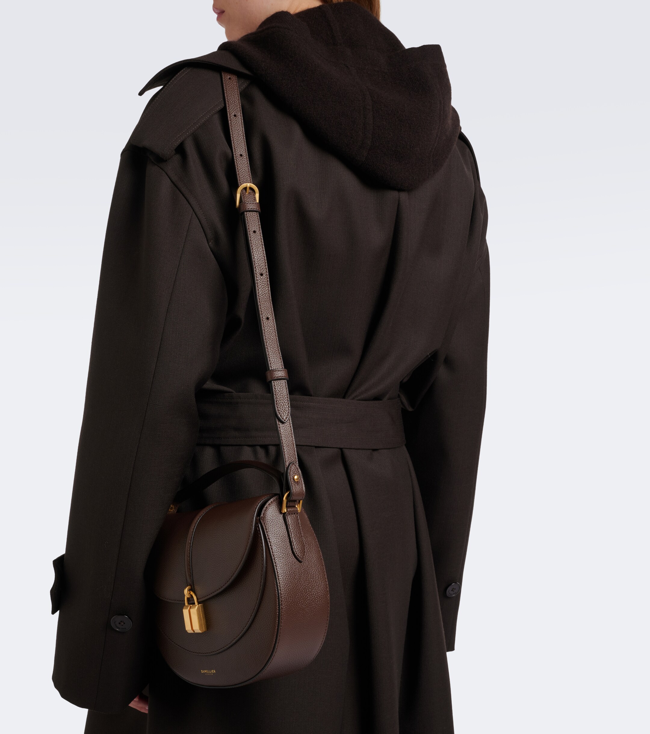DeMellier DeMellier Siena Saddle Small leather shoulder bag