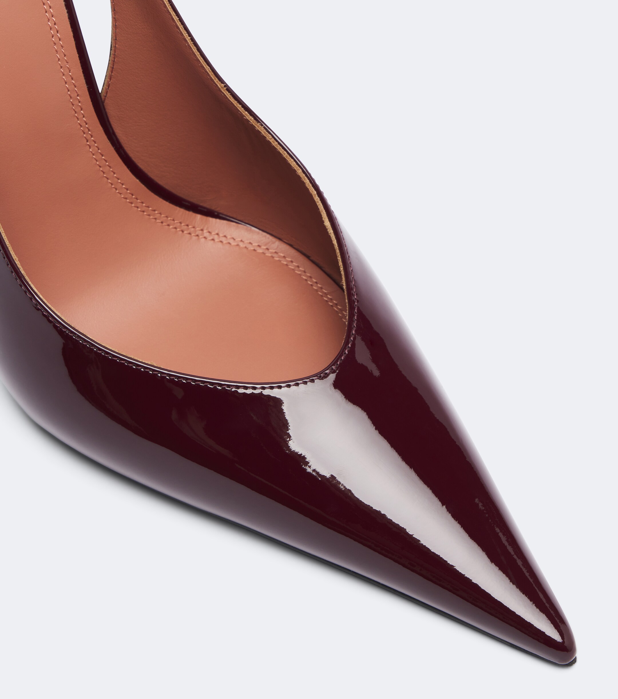 AMINA MUADDI Amina Muaddi Anok patent leather slingback pumps