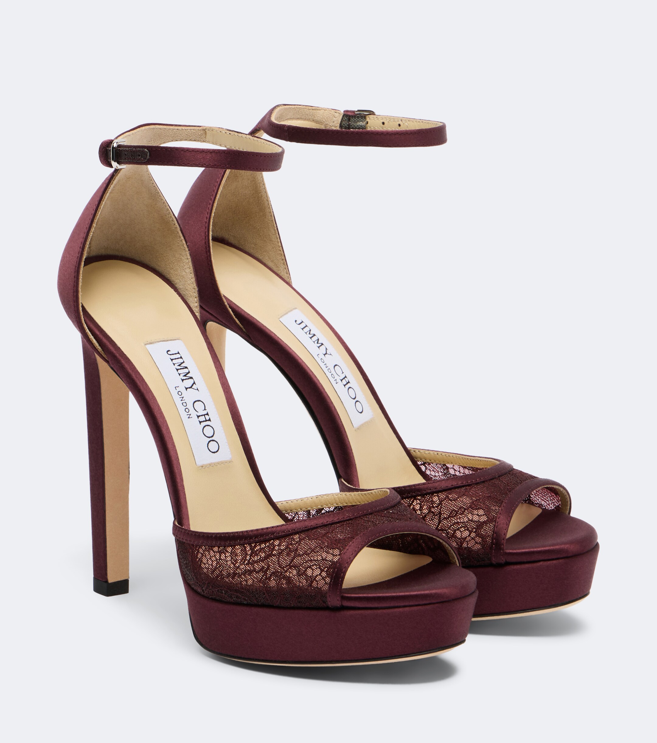 JIMMY CHOO Jimmy Choo Pattie lace platform sandals