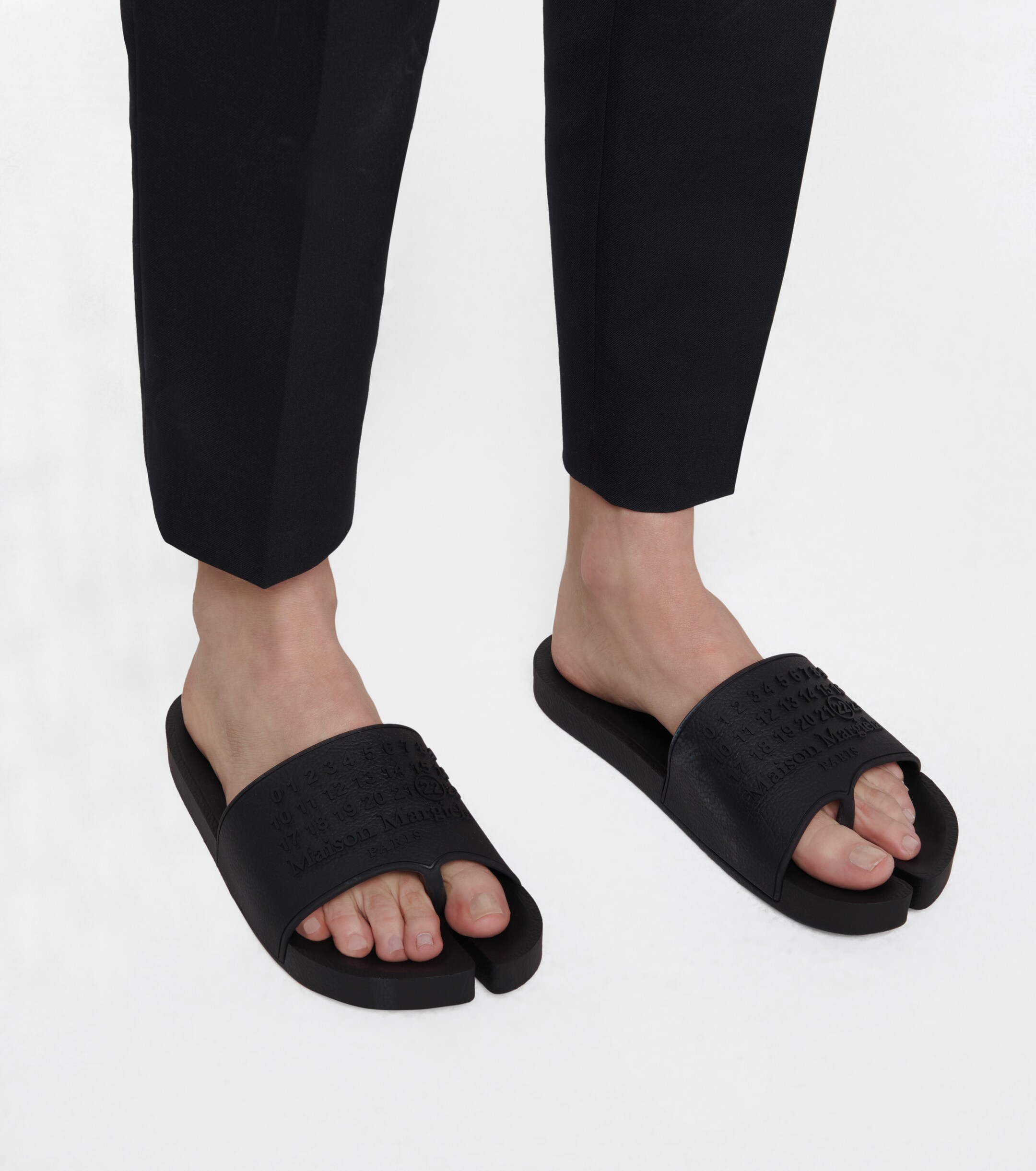 Maison Margiela Tabi rubber slides