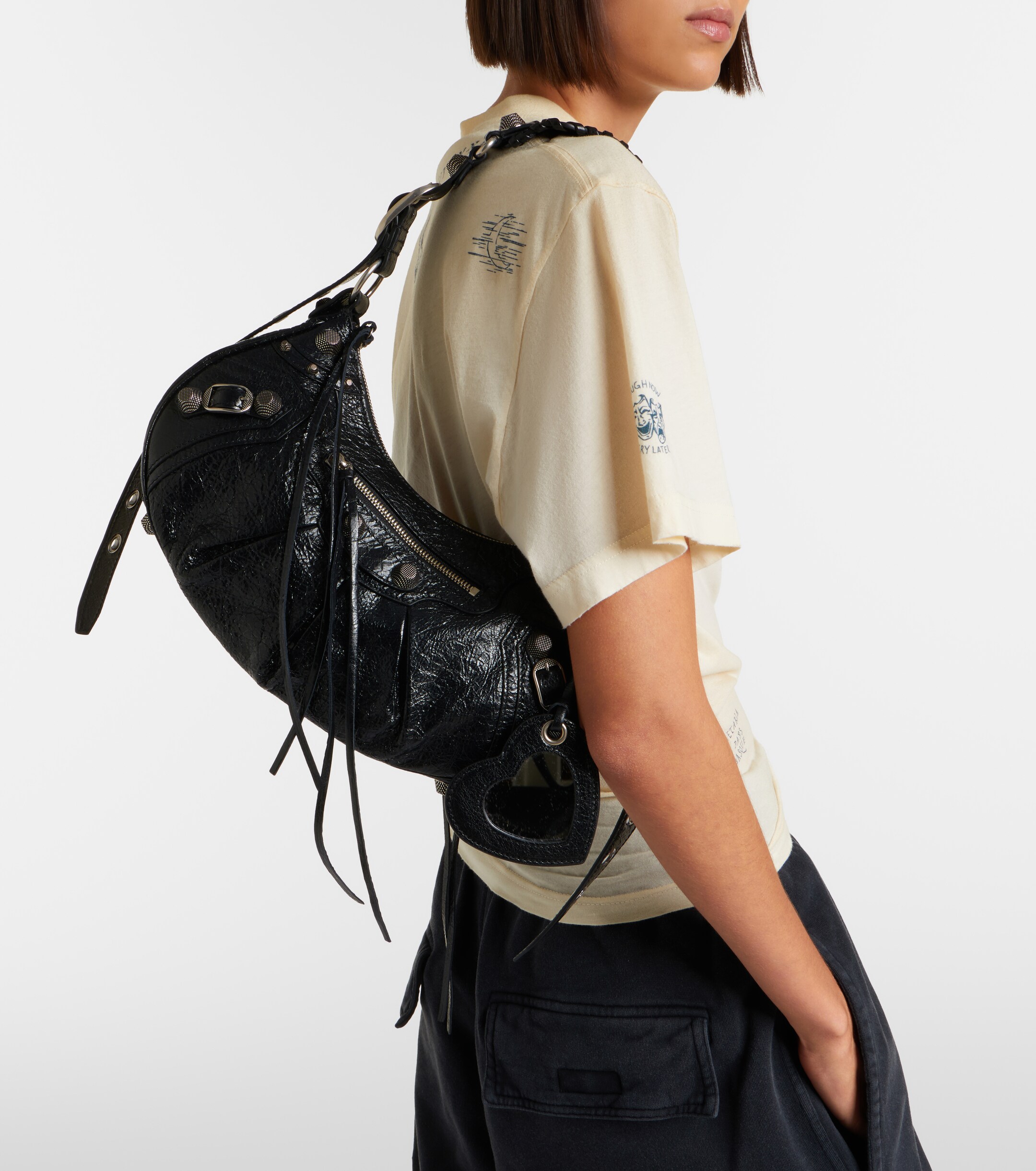 Balenciaga Le Cagole Small leather shoulder bag