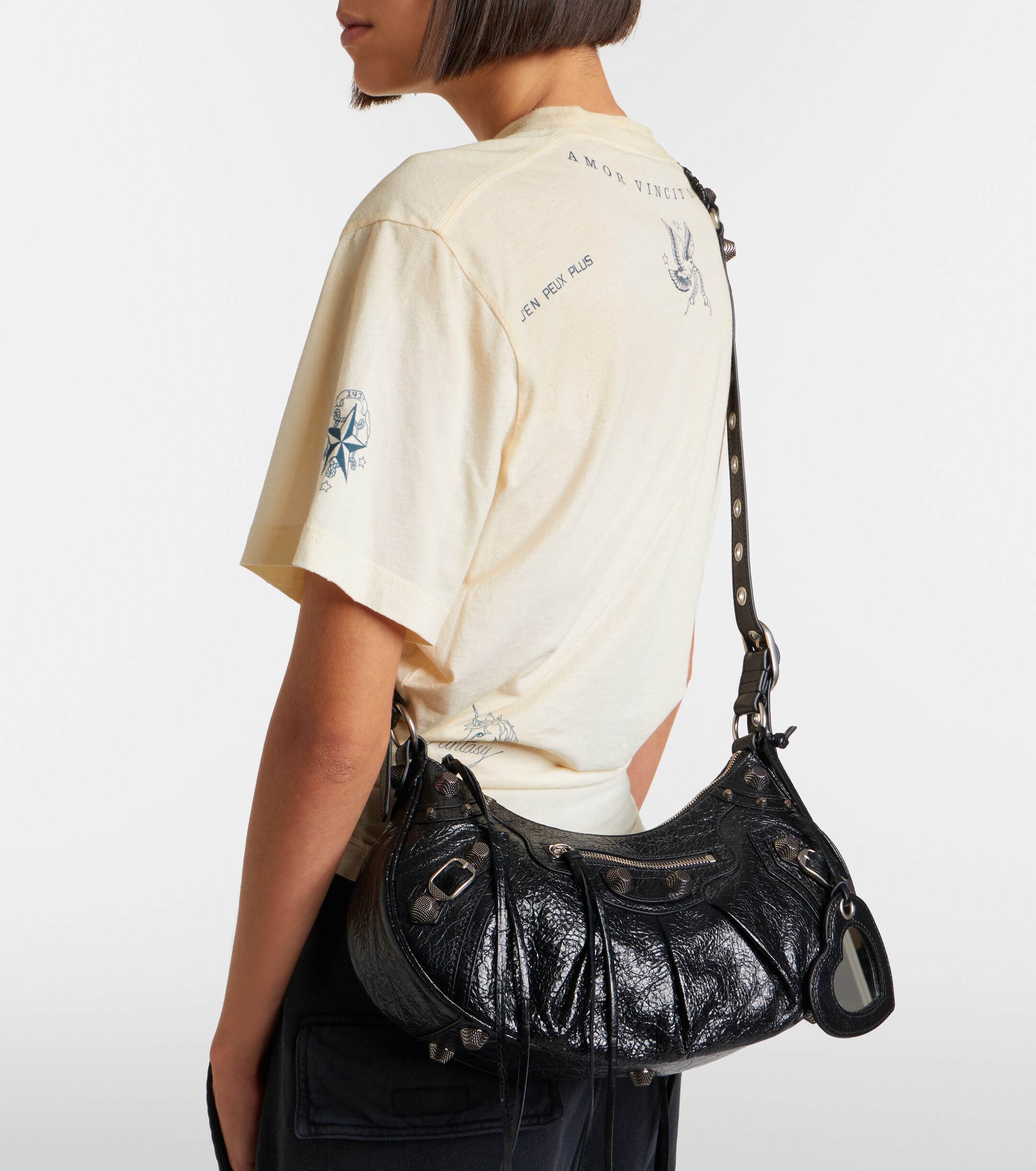 Balenciaga Le Cagole Small leather shoulder bag