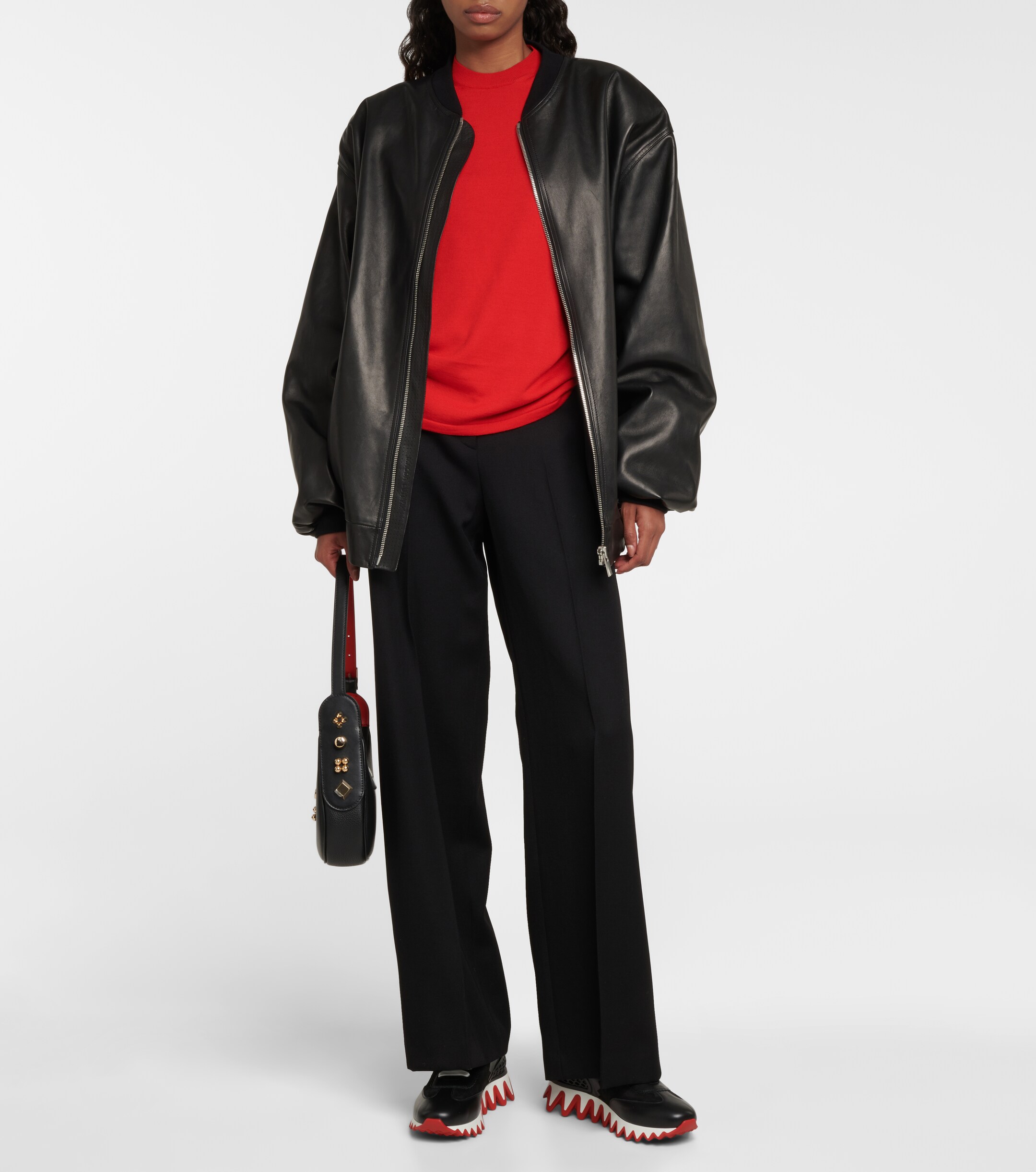 CHRISTIAN LOUBOUTIN Loubishark leather sneakers thumbnail