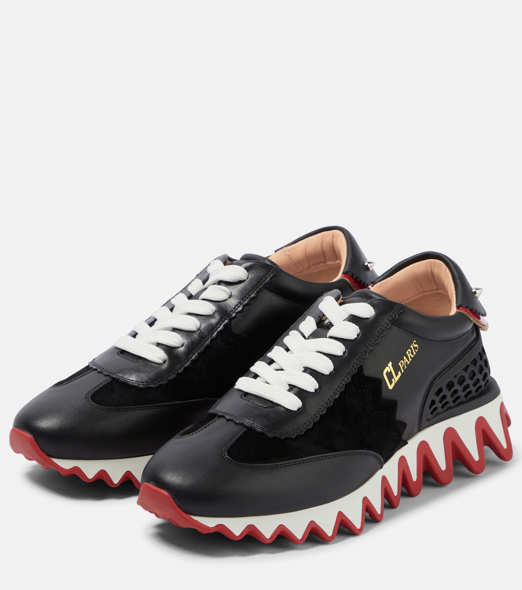 CHRISTIAN LOUBOUTIN Loubishark leather sneakers thumbnail