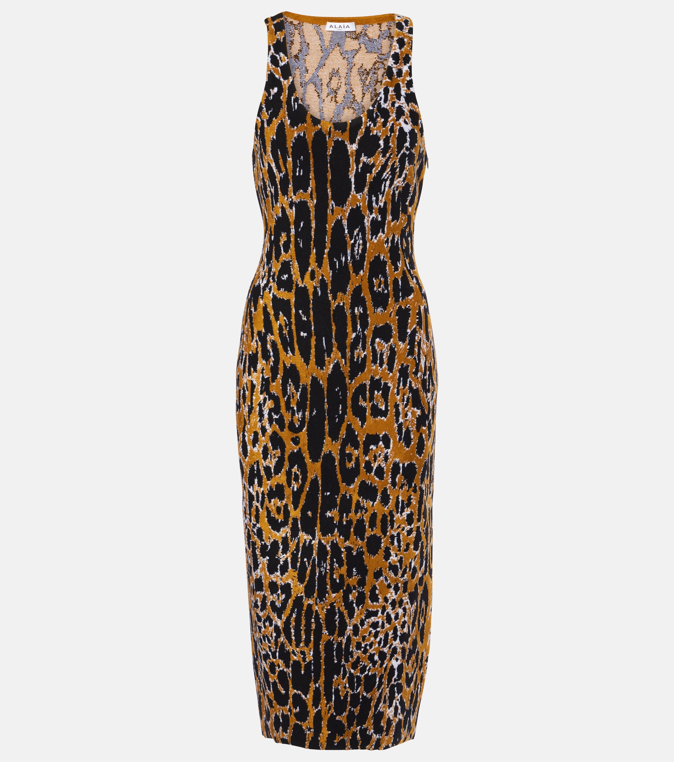 Alaïa Jacquard midi dress thumbnail