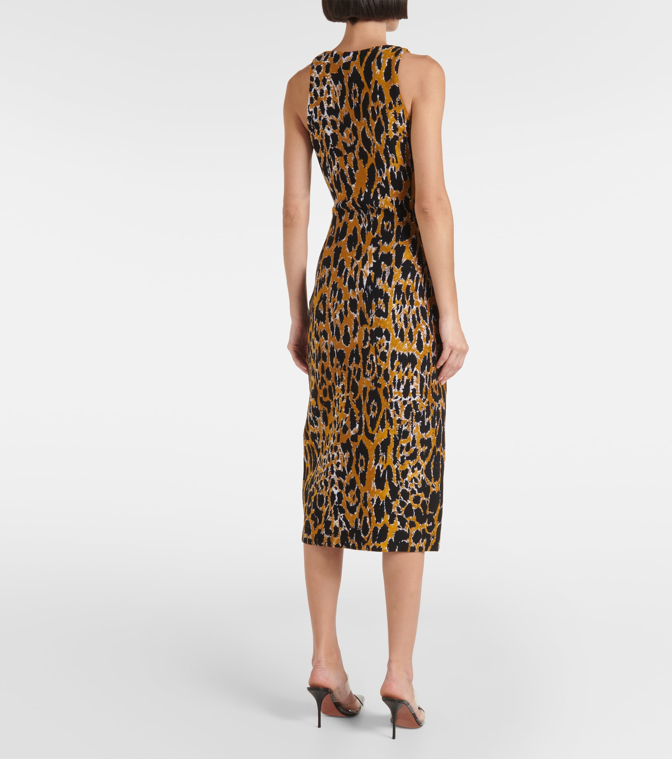 Alaïa Jacquard midi dress thumbnail